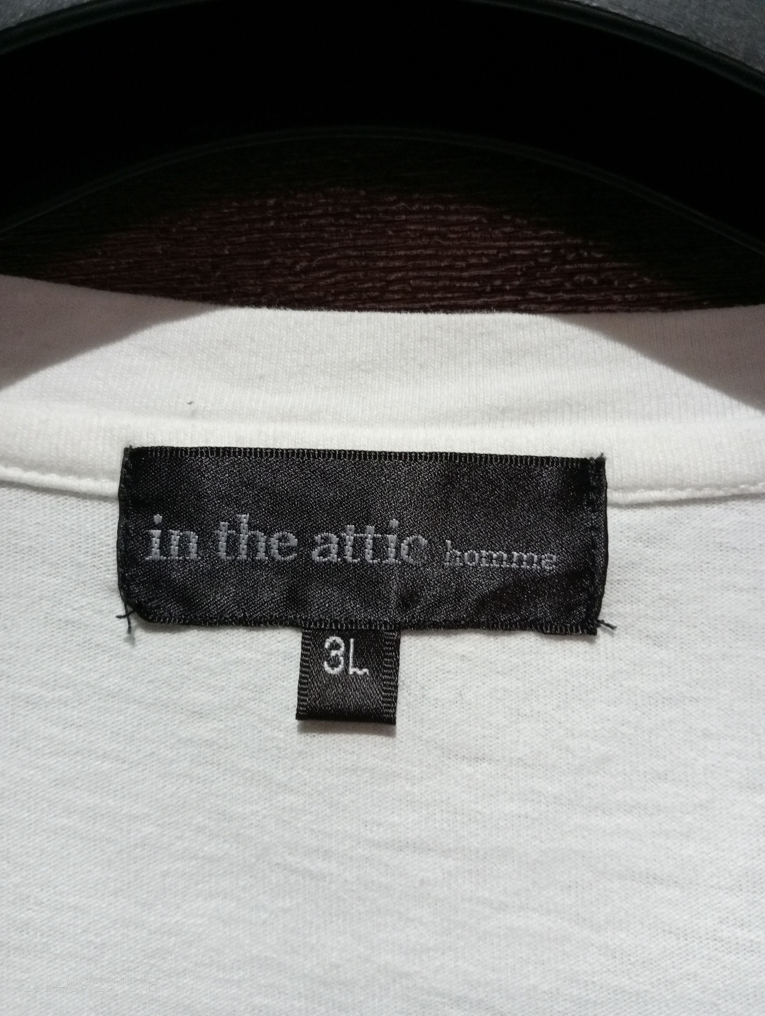 In The Attic Vintage In The Attic Homme V-Neck Long Sleeve Tshirt Size US L / EU 52-54 / 3 - 2 Thumbnail