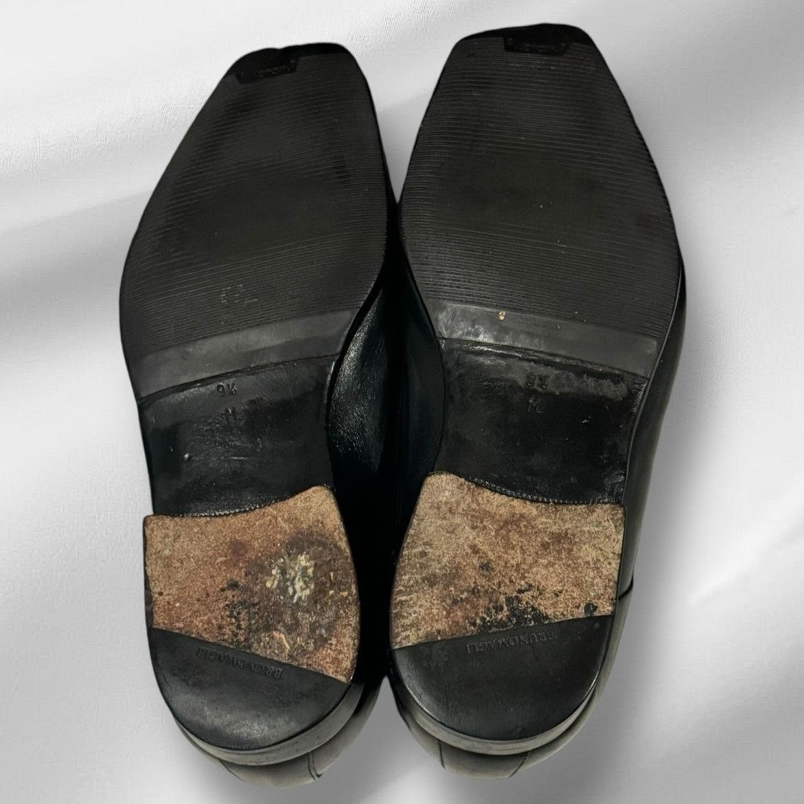 Bruno Magli Bruno Magli Mens Black Leather Dress Shoes Sz 10 #1101 342 Size US 10 / EU 43 - 8 Thumbnail
