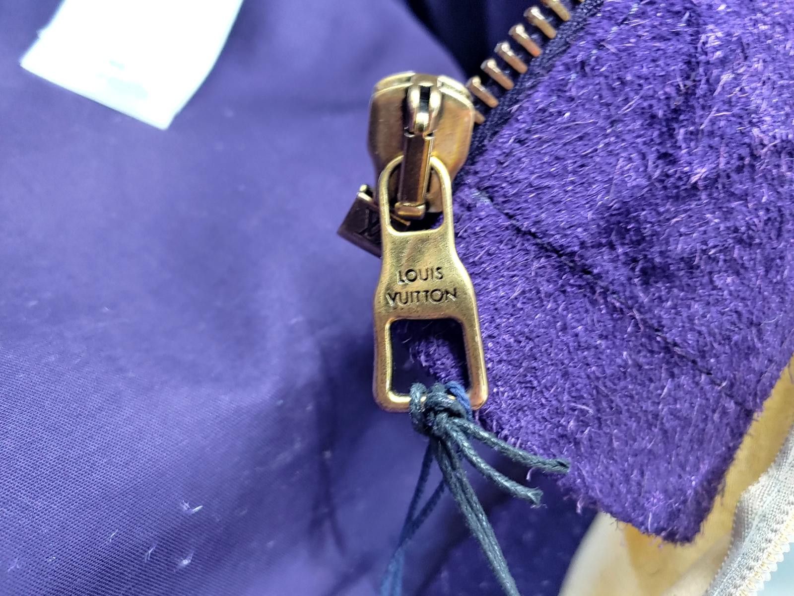 Louis Vuitton Louis Vuitton Workwear Monogram Suede Jacket in Purple Size US L / EU 52-54 / 3 - 6 Thumbnail