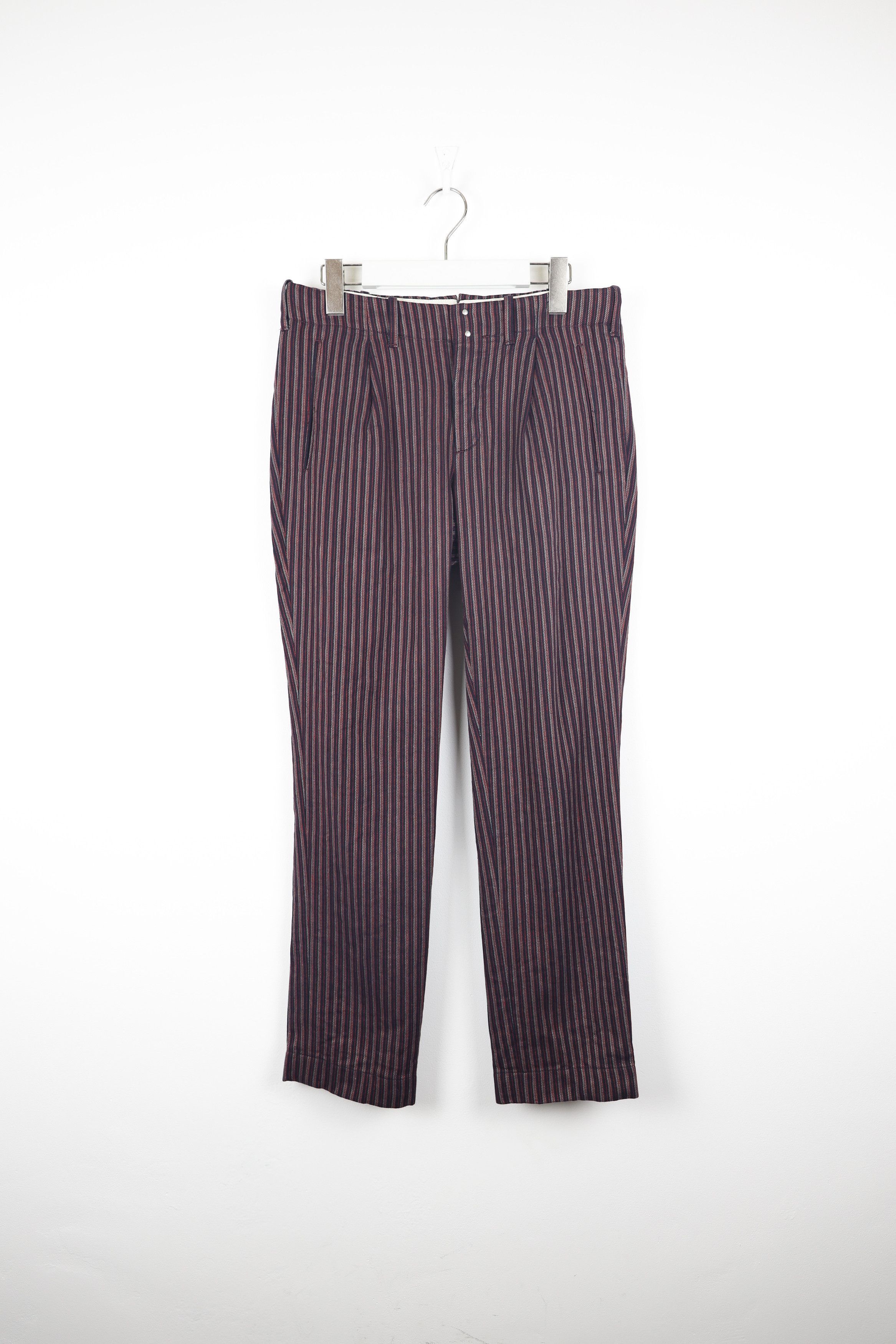 Incotex × Slowear Incotext Slowear Japan Cotton Linen Striped Pants Trousers Size US 29 - 1 Thumbnail