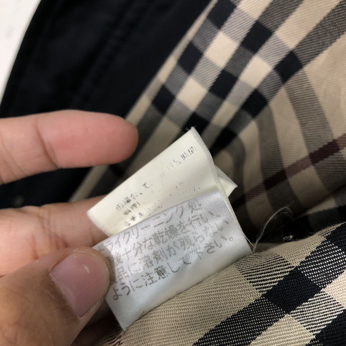Burberry 📌Vintage Long Jacket Burberry London Nova Check Blanket Size US L / EU 52-54 / 3 - 25 Thumbnail