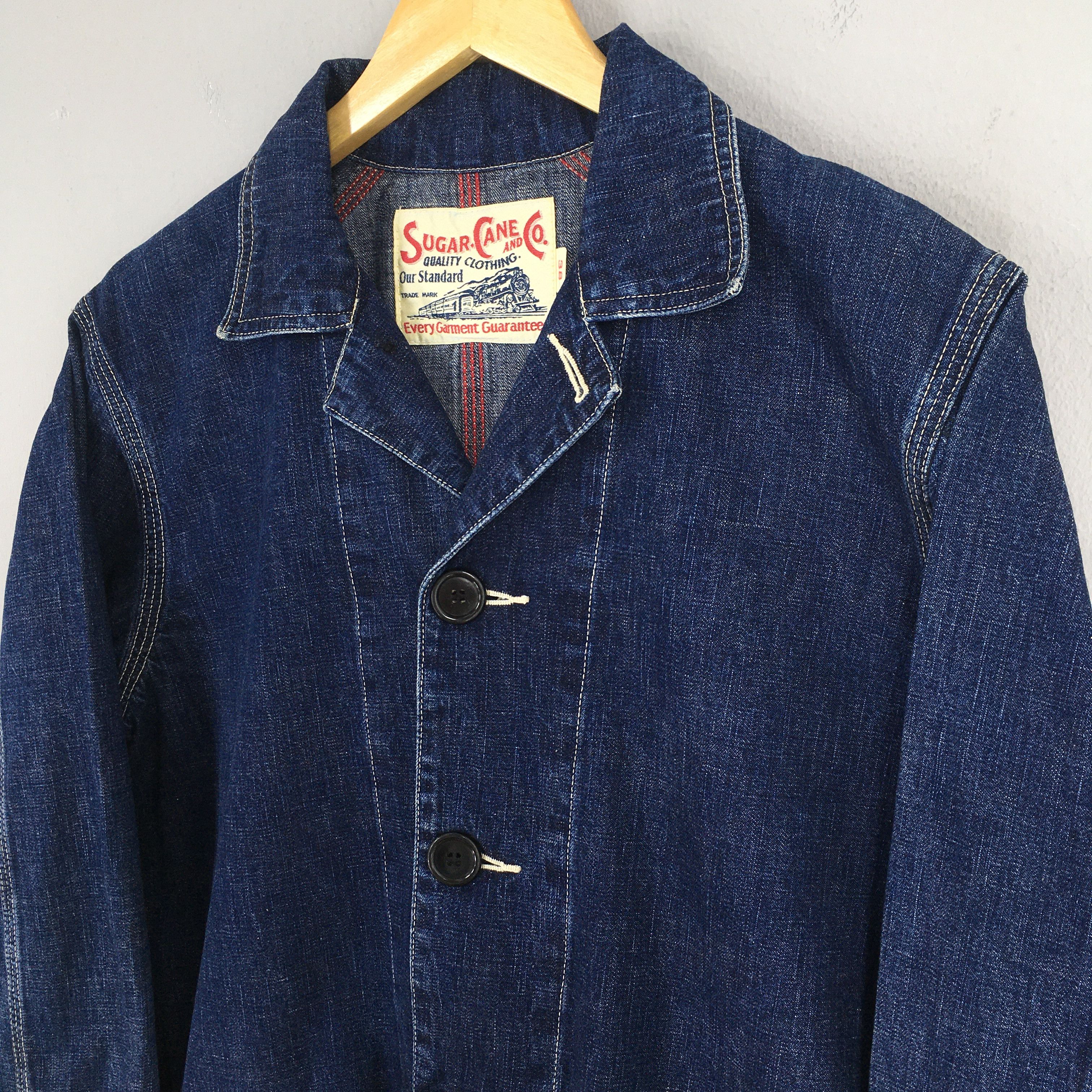 Sugar Cane Vintage Sugar Cane Workers Denim Japan Jacket Medium Size US M / EU 48-50 / 2 - 3 Thumbnail