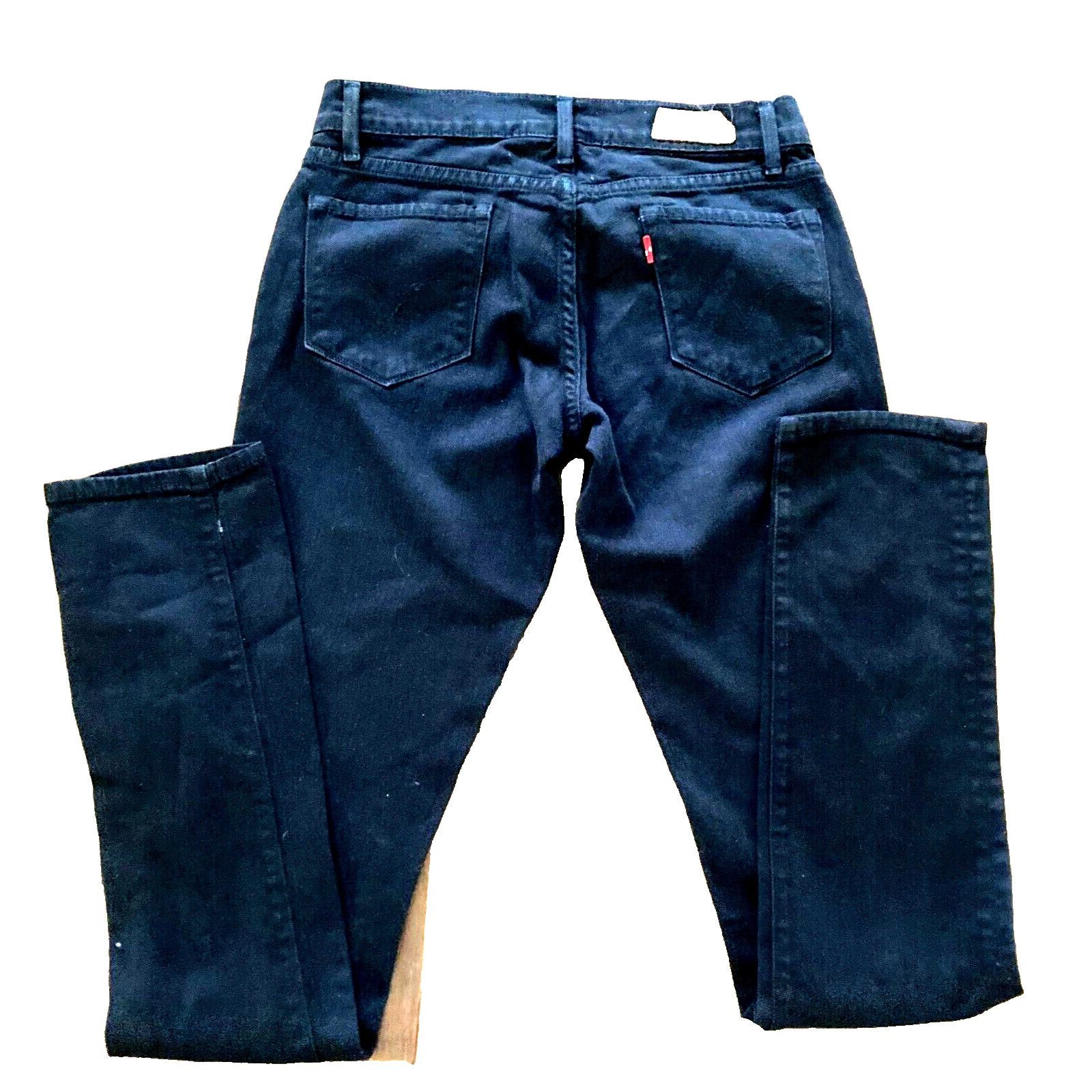 Levi's Levis Capital E Women's "Skimmer" Low Skinny Black W 25 Size 25" / US 0 / IT 36 - 2 Thumbnail