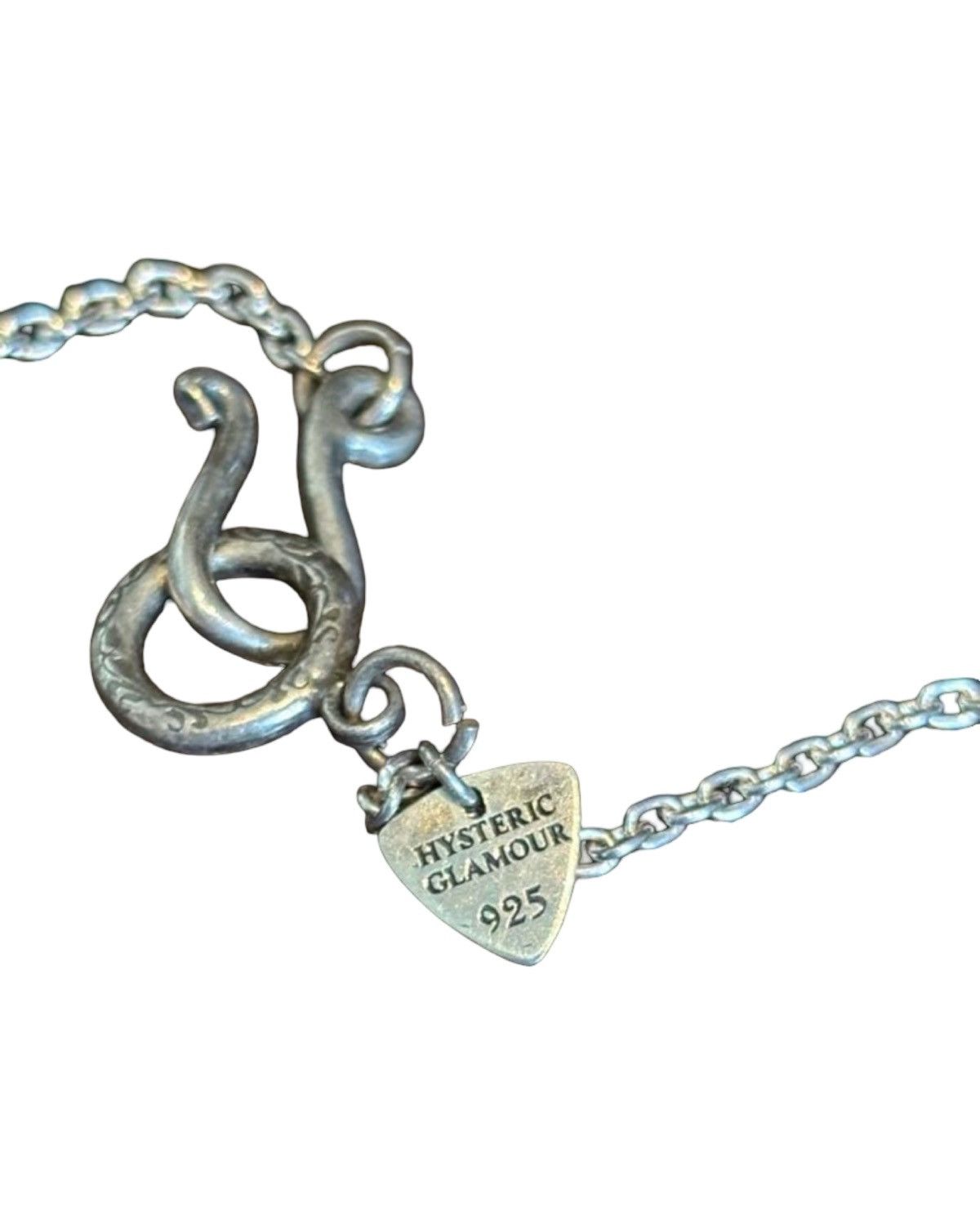 Hysteric Glamour 925 Silver Skull And Pearl Necklace Size ONE SIZE - 5 Thumbnail