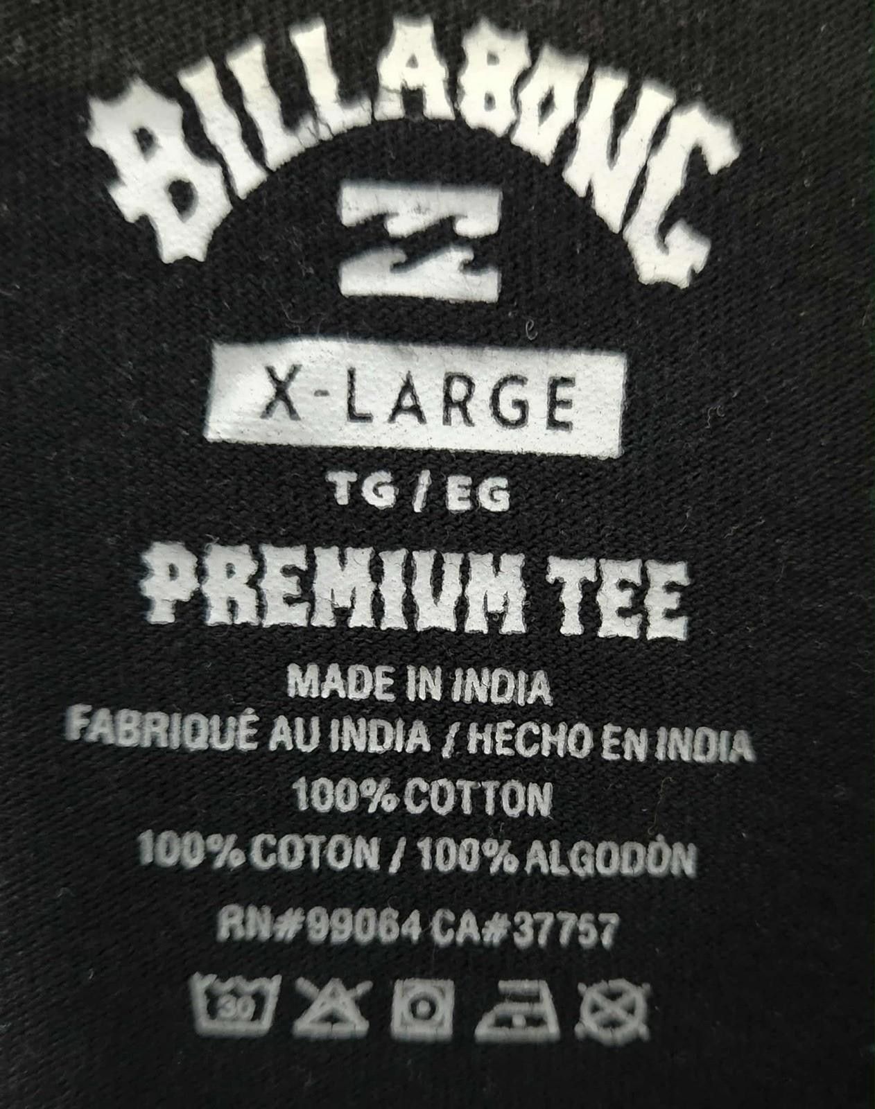 Billabong Billabong Premium Tee Black XL Graphic Logo Surf Skate #4 Size US XL / EU 56 / 4 - 5 Thumbnail