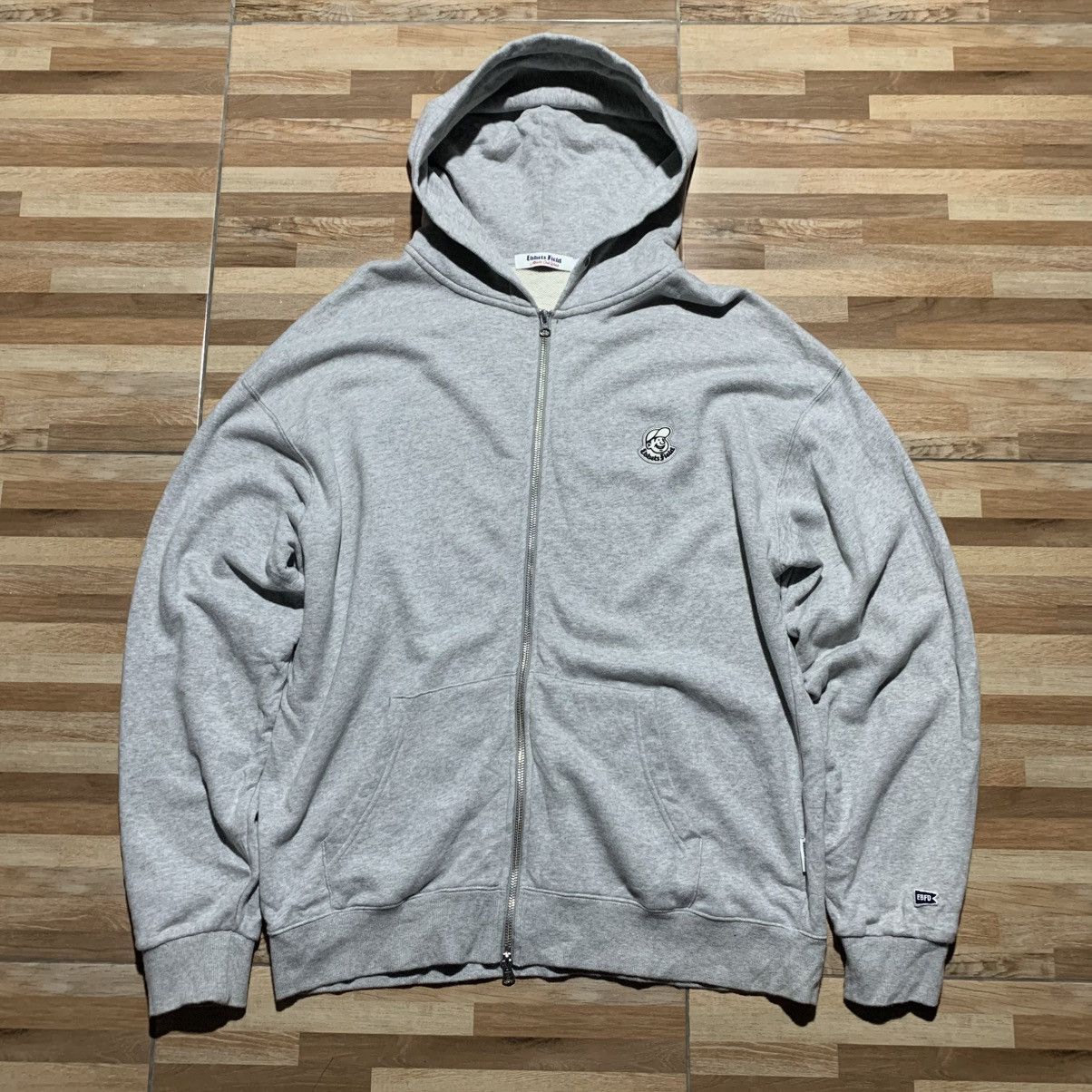 Ebbets Field Flannels Ebbets Field Flannel Small Logo Embriodered Zip Hooded Size US XL / EU 56 / 4 - 1 Thumbnail