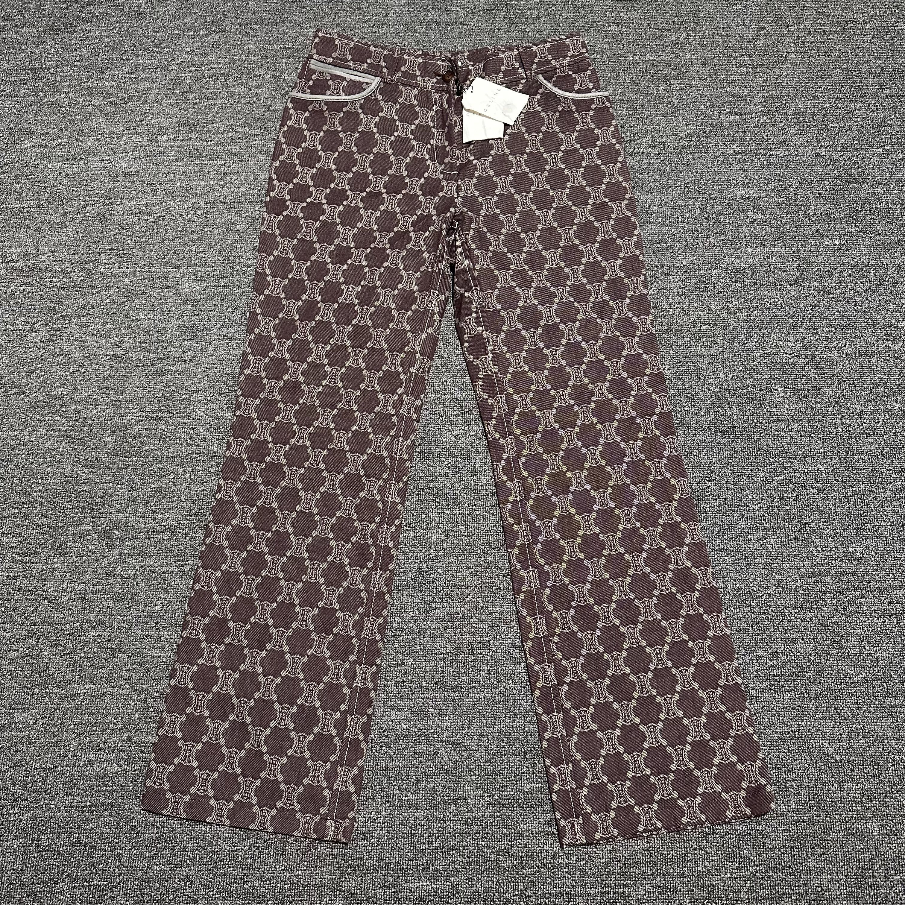 Celine Celine Monogram Denim Pants Size US 29 - 1 Thumbnail