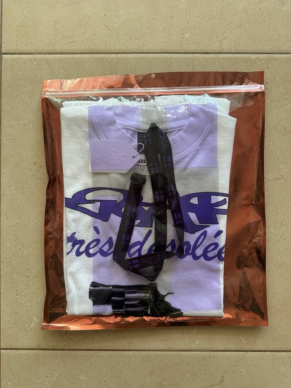 Drain Gang × Sad Boys SOAP08 TRES DESOLEE TEE BLADEE Size US S / EU 44-46 / 1 - 2 Thumbnail