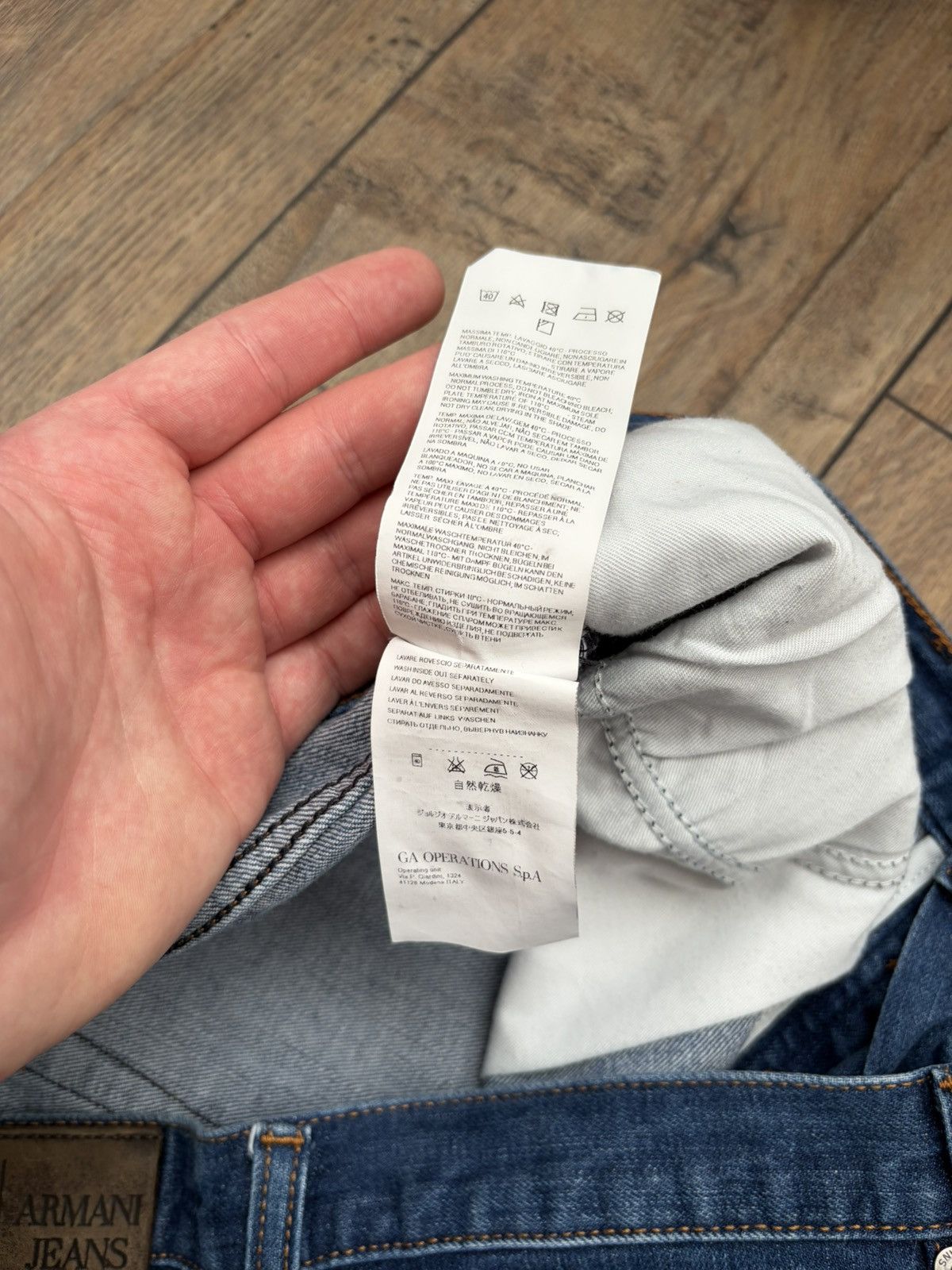 Armani Armani Metal Small Logo Jeans Size US 38 / EU 54 - 8 Thumbnail