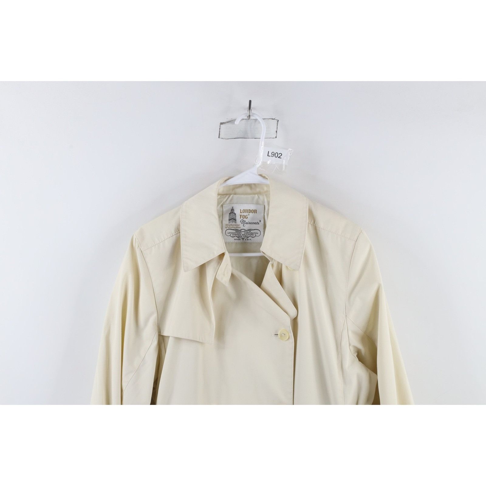 Vintage Vintage 70s Streetwear Double Breasted Belted Trench Coat Size L / US 10 / IT 46 - 2 Thumbnail