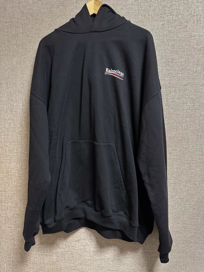 Balenciaga Balenciaga Wave Coke Logo Embroidered Logo Hoodie Size US XXS / EU 40 - 1 Thumbnail