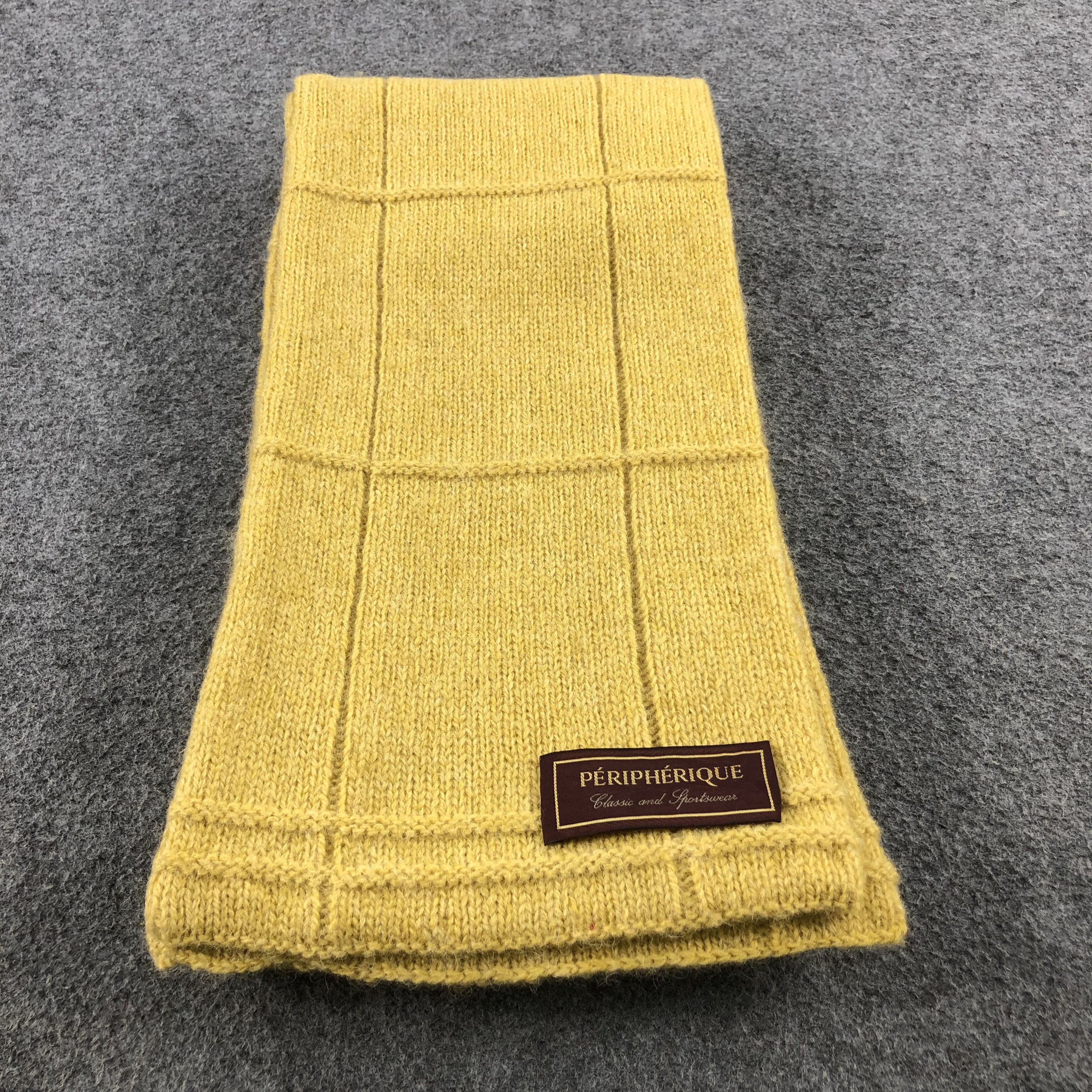 Vintage Peripherique Wool Scarf Muffler V728 Size ONE SIZE - 2 Thumbnail