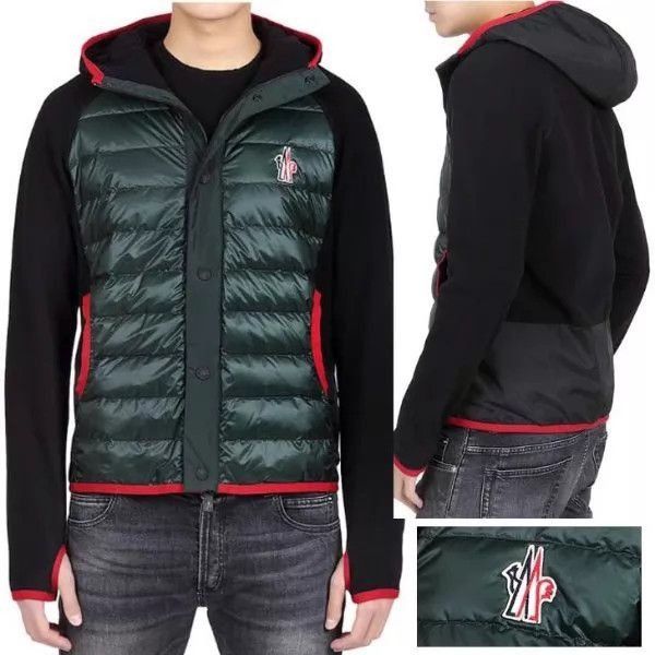 Moncler Hooded Padded Light Jacket Multi Color XL Size US XXS / EU 40 - 1 Thumbnail