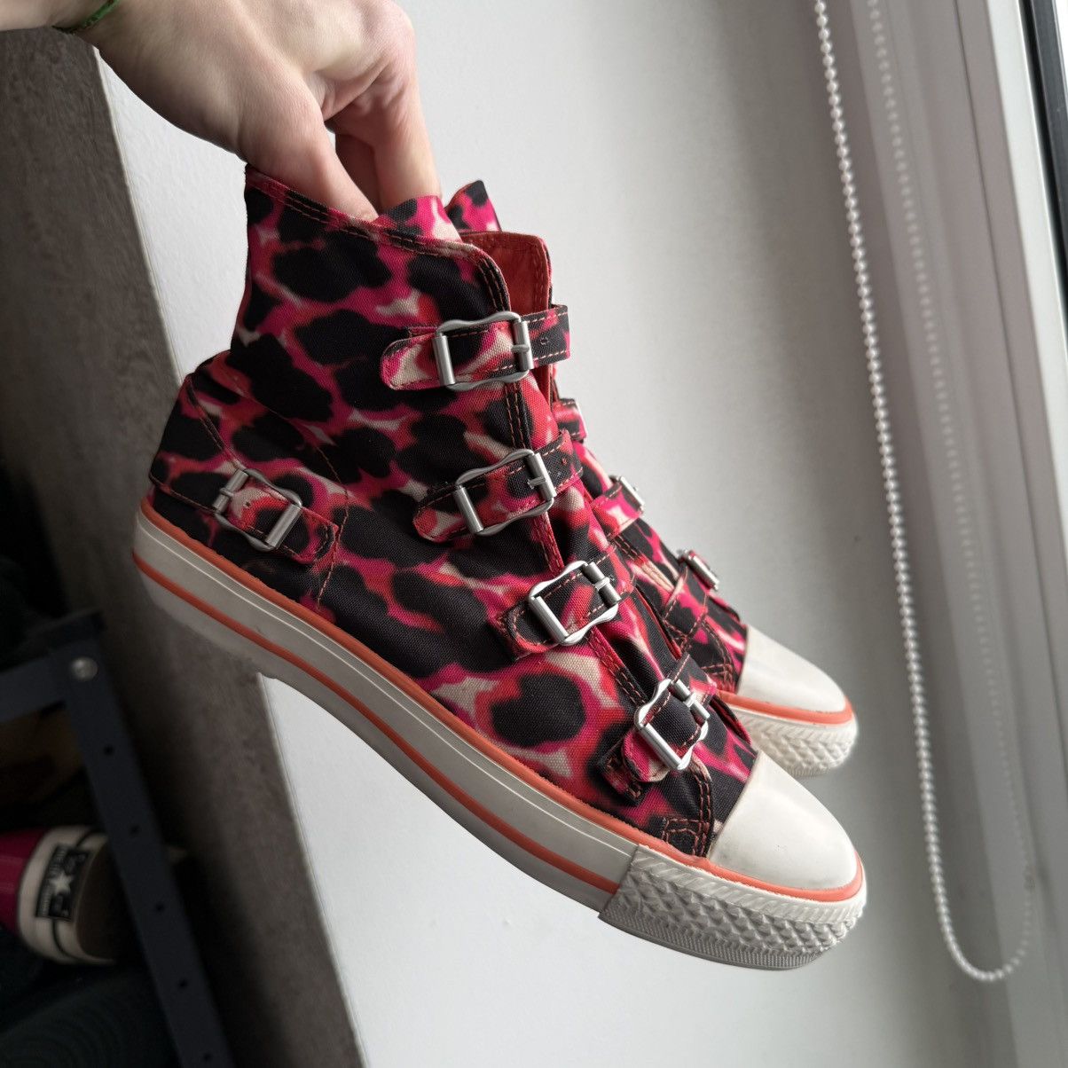 ASH 📌 Vintage Ash Y2K High Crazy Buckle Top Sneakers Size US 7 / IT 37 - 1 Thumbnail