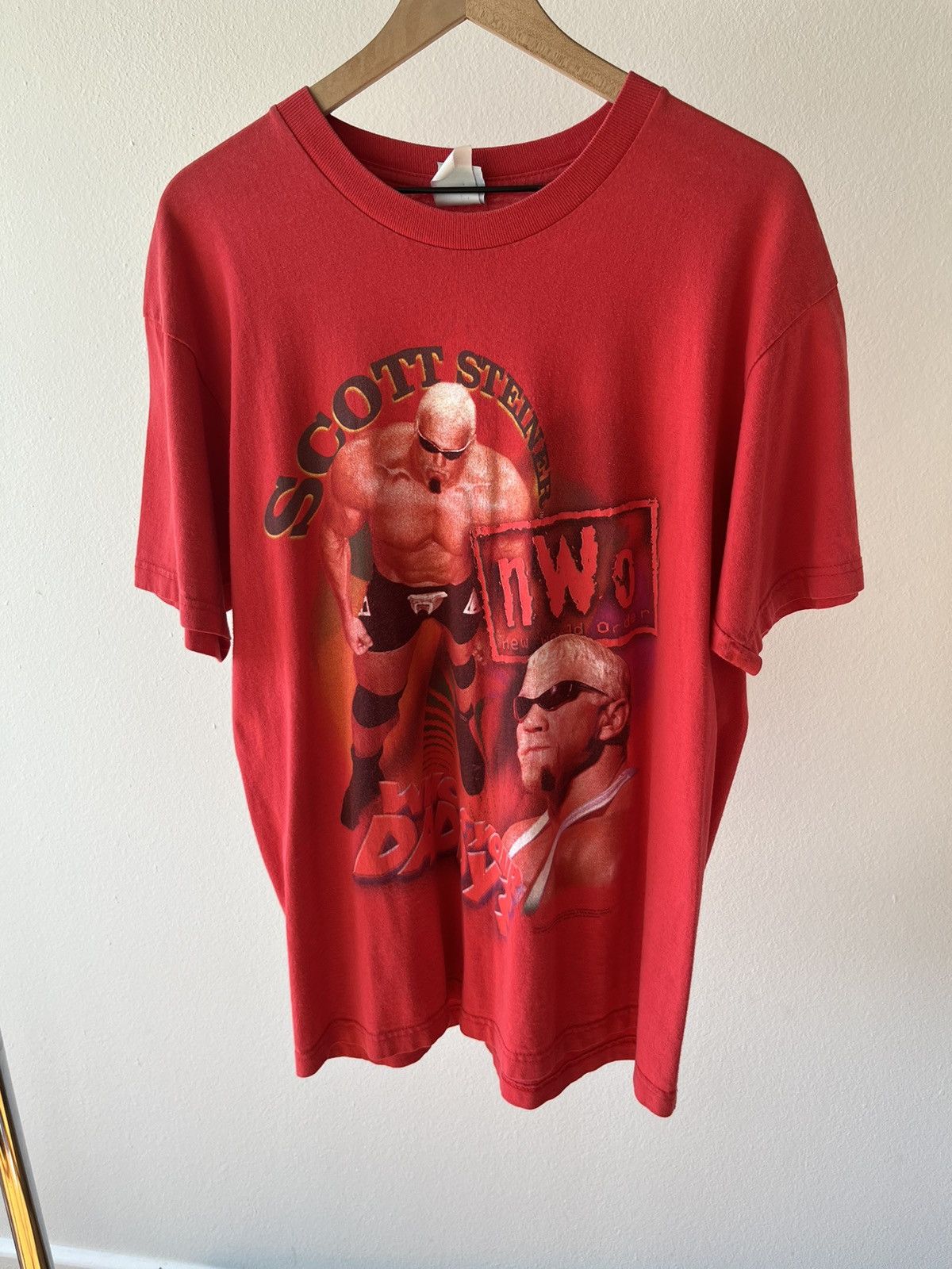 Vintage × WWE Scott Steiner "Who's Your Daddy?" 1999 WCW/WWE/NWO Tee Size US XL / EU 56 / 4 - 1 Thumbnail