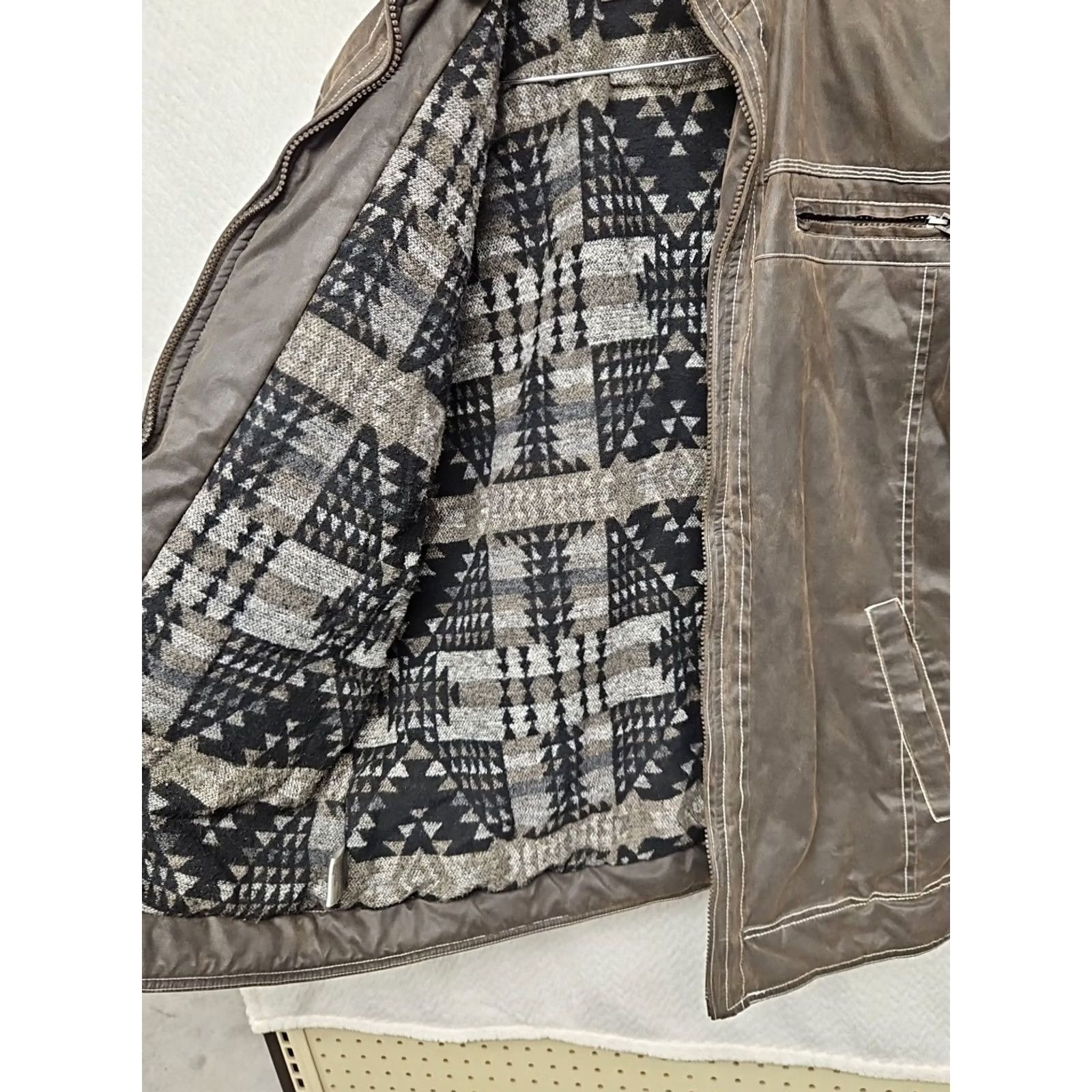BKE BKE Brown Utility Jacket Men L Cotton Blend Lined Western Casual Size US L / EU 52-54 / 3 - 4 Thumbnail