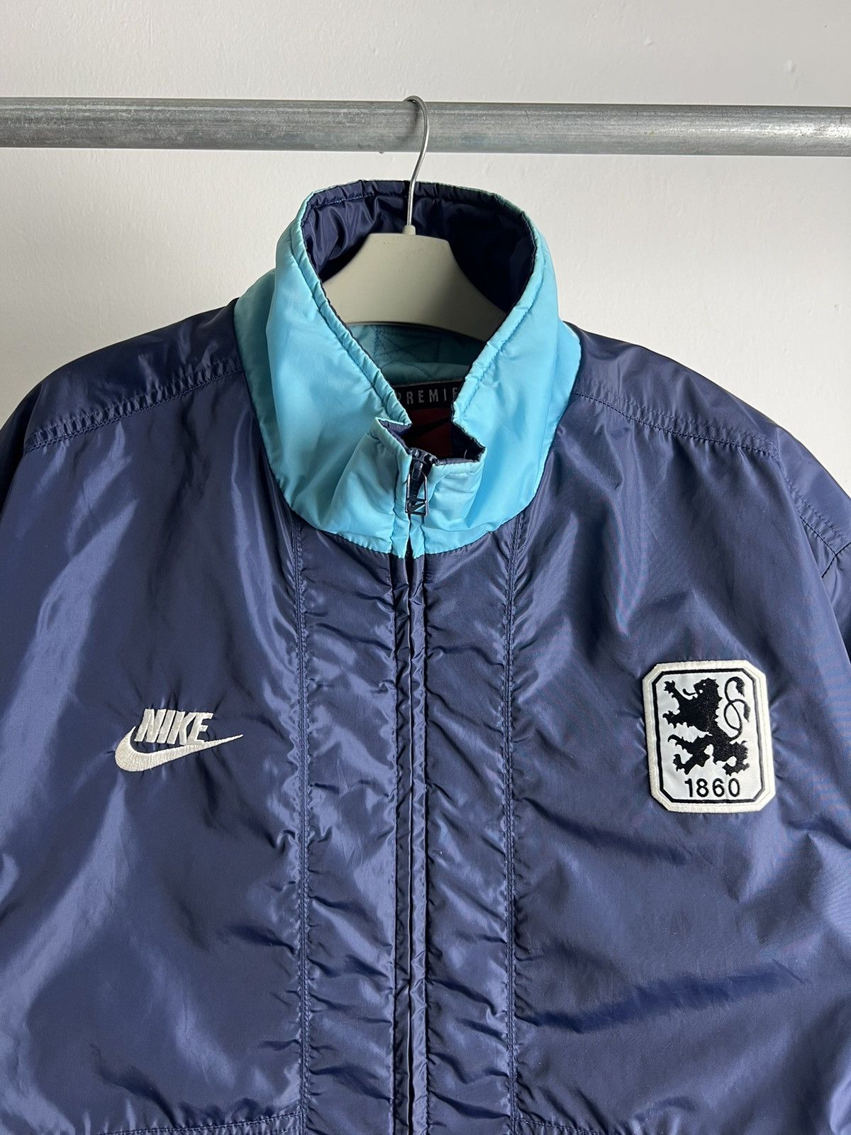 Nike × Vintage Vintage Nike Premier 1860 Centre Swoosh Jackets Size US L / EU 52-54 / 3 - 2 Thumbnail