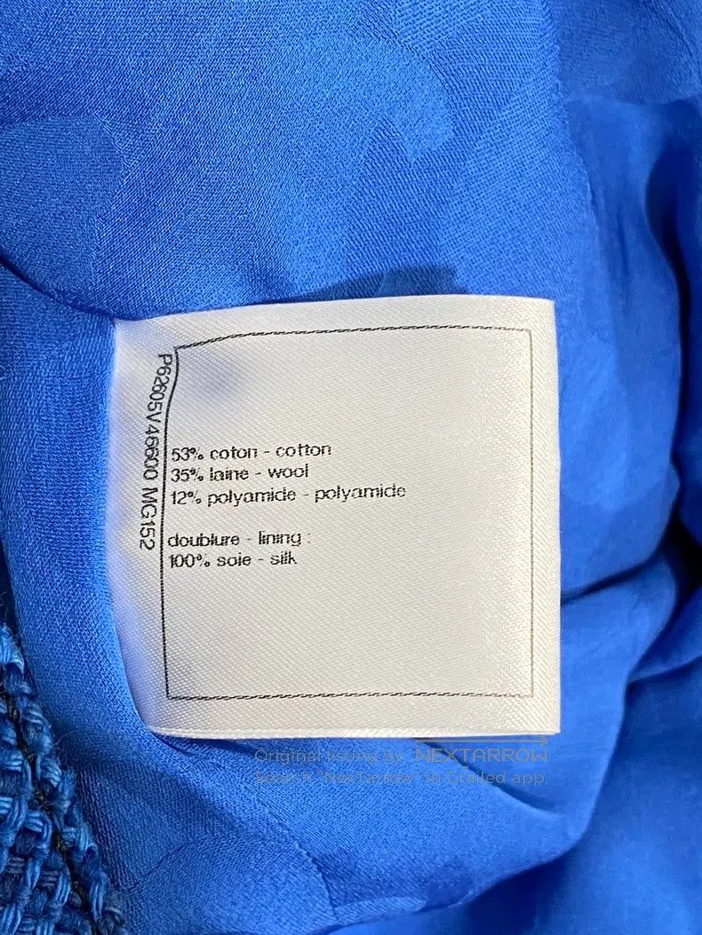 Chanel Chanel 20-year-old station series blue six-pocket jacket Size XXS / US 00 / IT 34 - 6 Thumbnail