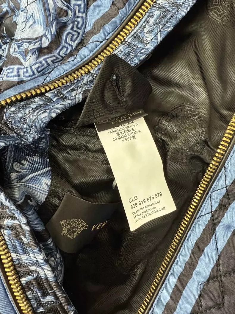 Versace Versace Mulberry silk cotton jacket Size US M / EU 48-50 / 2 - 5 Thumbnail