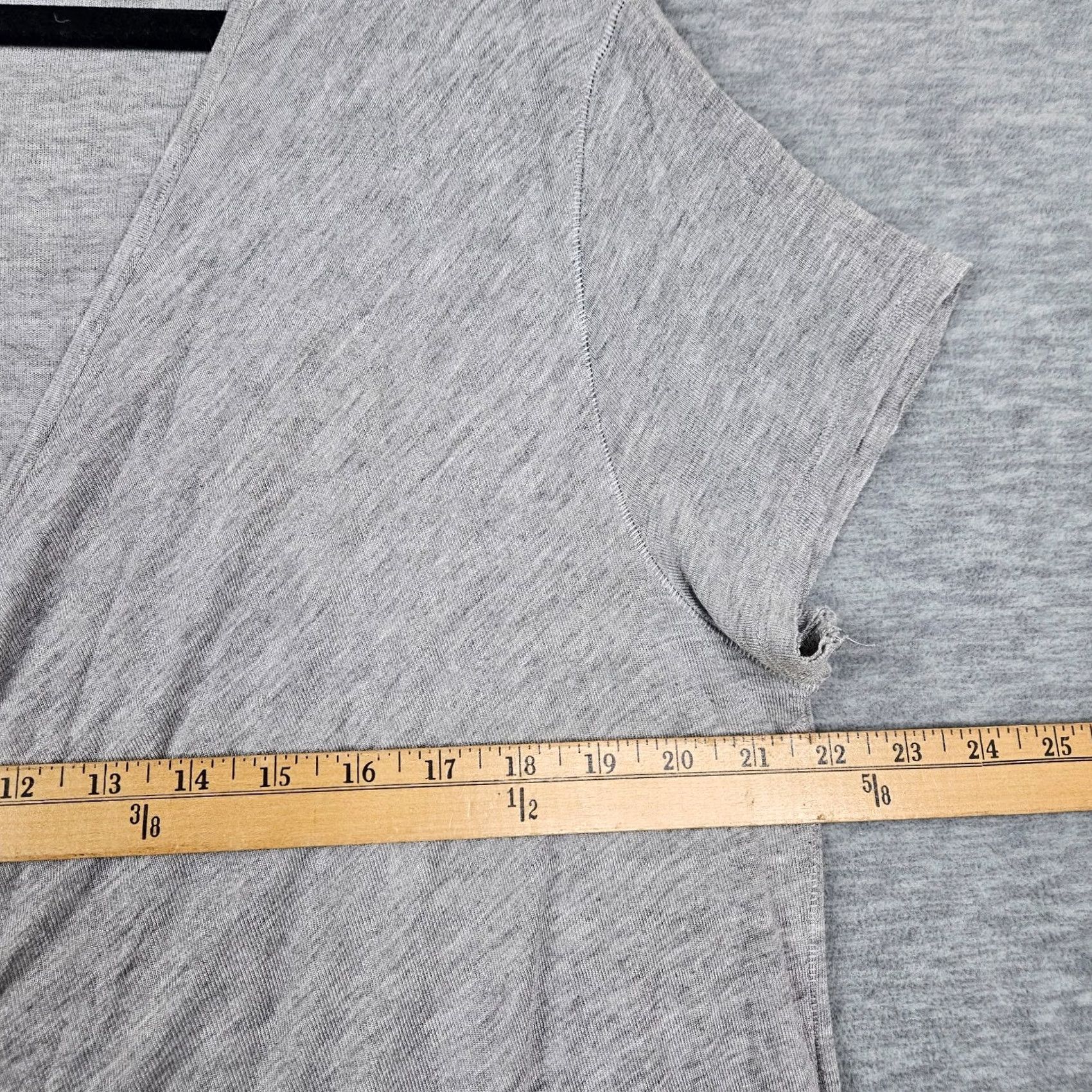 Free People Free People Shirt Women L Gray V-Neck Hoffman Tee Size L / US 10 / IT 46 - 5 Thumbnail