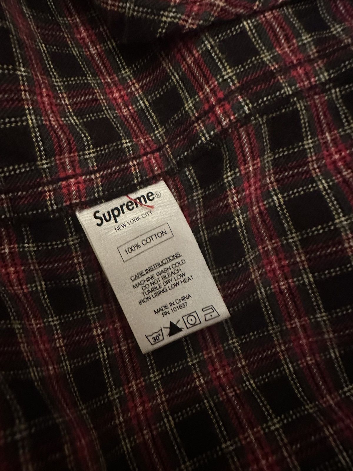Supreme Supreme F/W14 Hooded Flannel Size US L / EU 52-54 / 3 - 4 Thumbnail