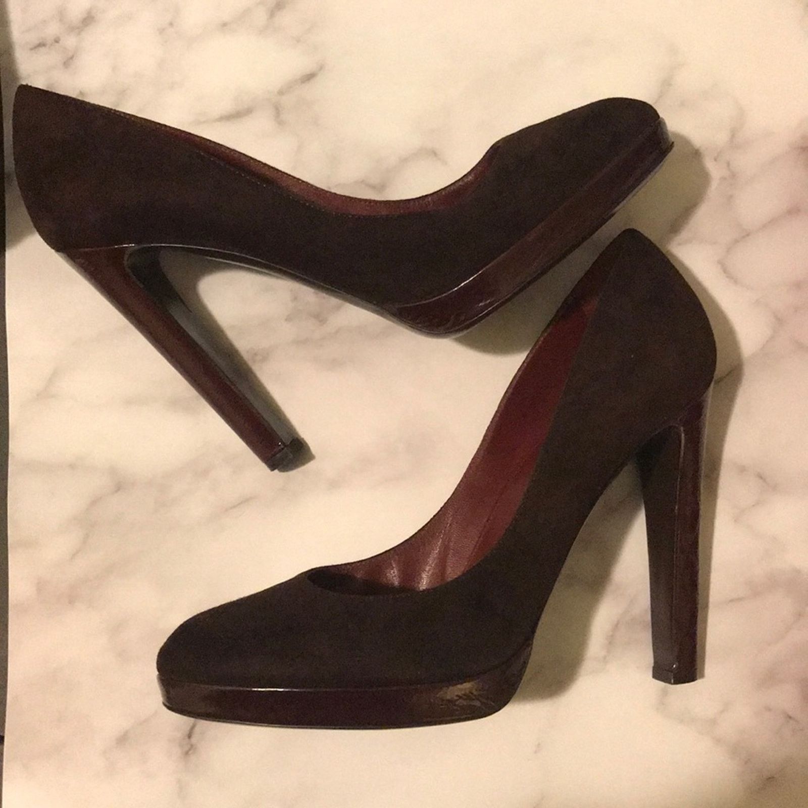 Sergio Rossi Sergio Rossi vero cucio suede italian pumps 39 Size US 8.5 / IT 38.5 - 7 Thumbnail