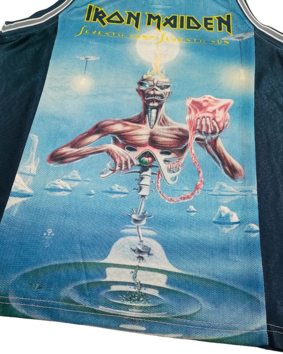 Band Tees IRON MAIDEN - SEVENTH SON Basketball Jerseys Size US L / EU 52-54 / 3 - 3 Thumbnail