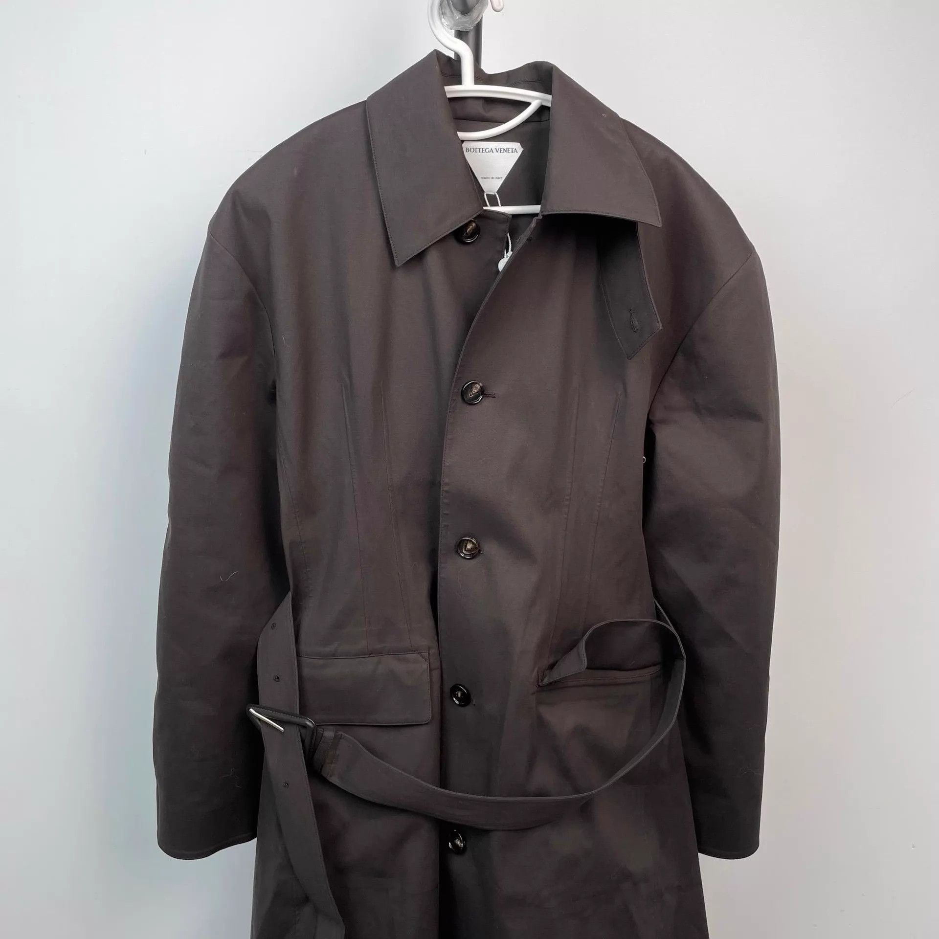 Bottega Veneta BV women's classic tri belt trench coat 260330VZZWS05 Size S / US 4 / IT 40 - 6 Thumbnail