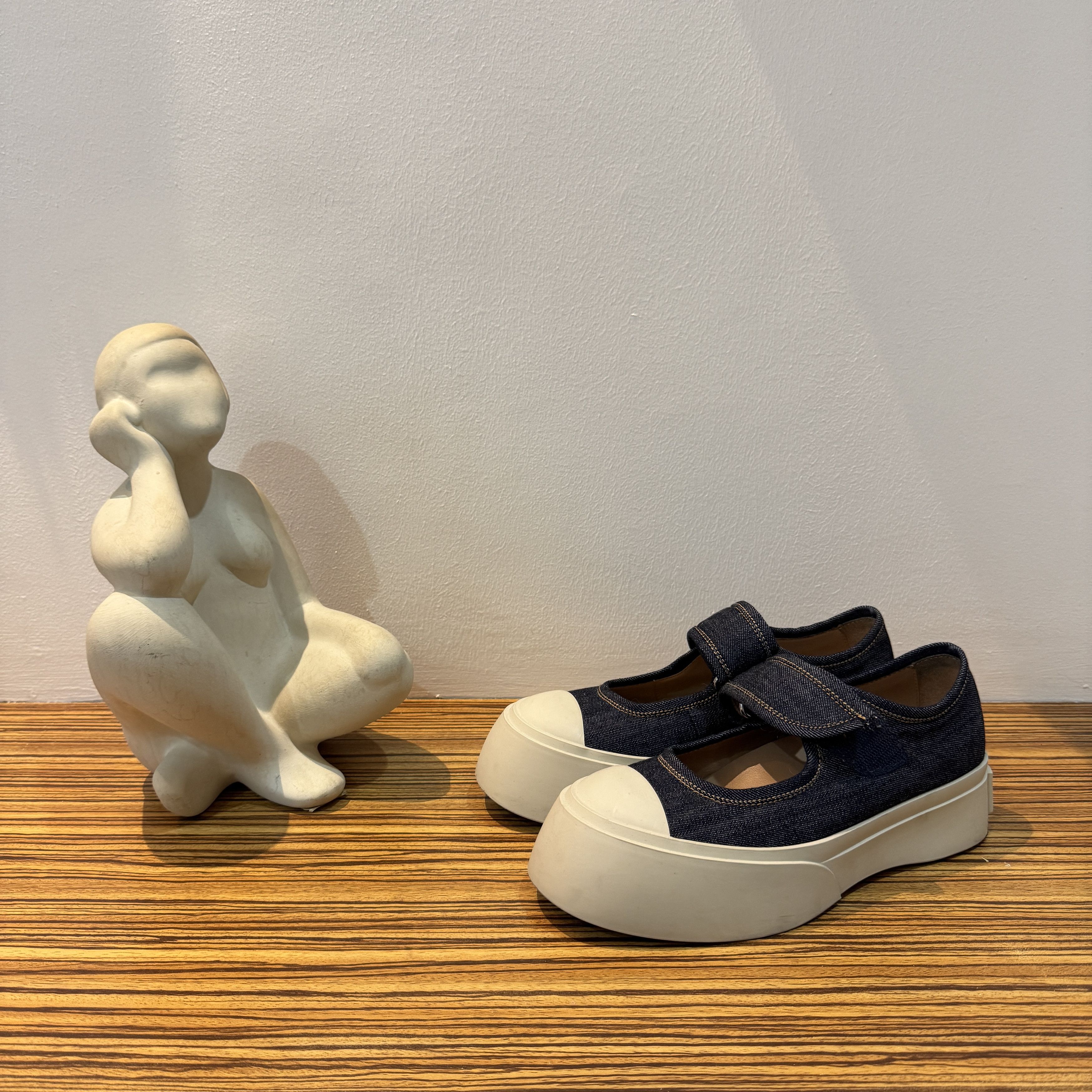 Marni Marni Denim Mary Jane Sandals Size US 7 / IT 37 - 2 Thumbnail