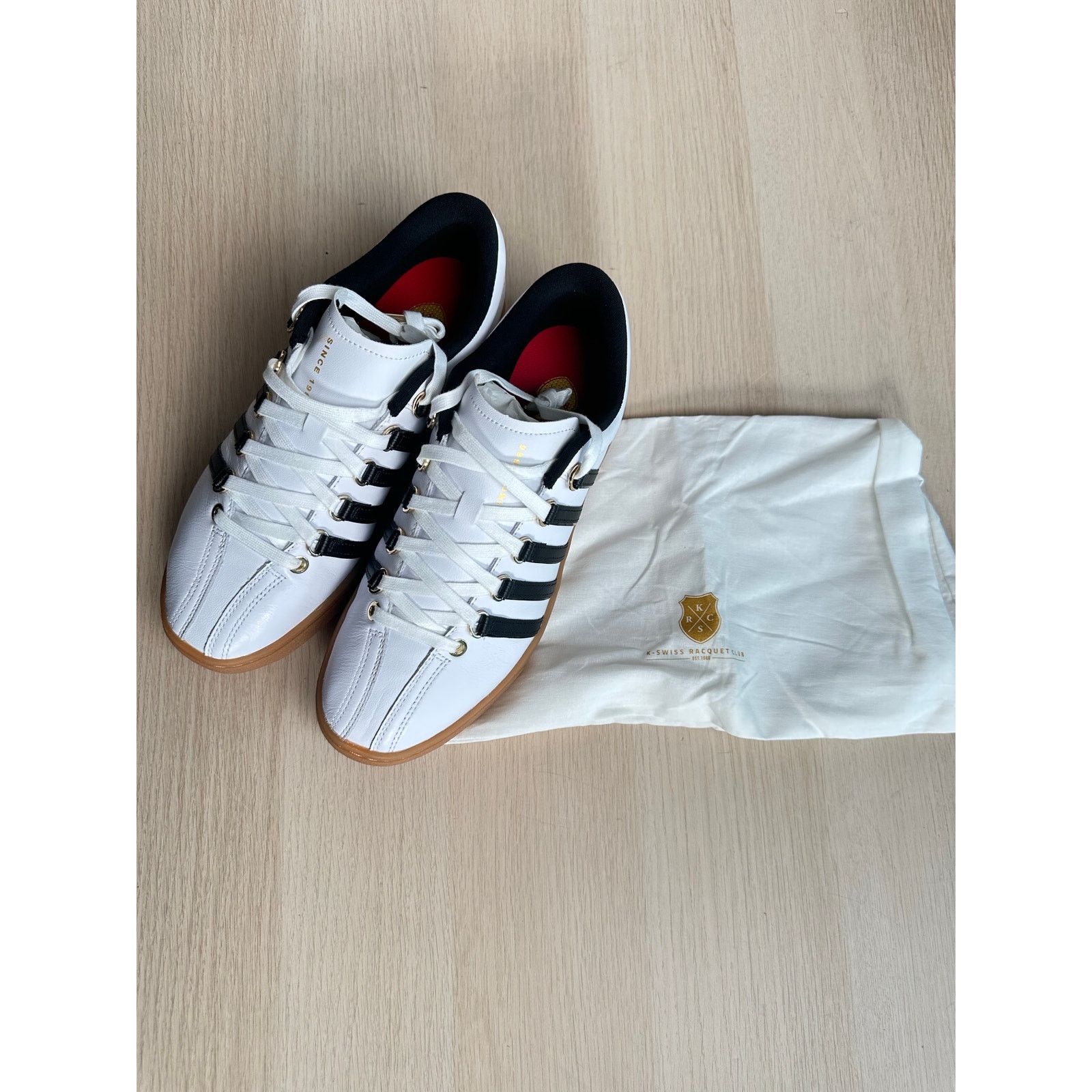 K-Swiss K-Swiss x Anwar Carrots Classic 66 White Sneaker - Size 8M Size US 8 / EU 41 - 6 Thumbnail