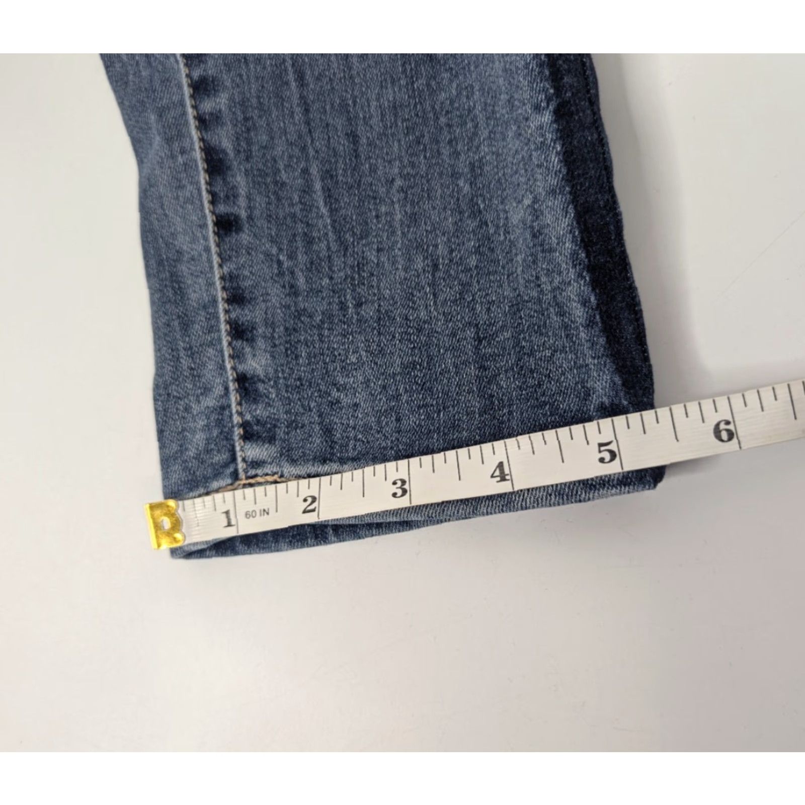 Vintage Lane Bryant Signature Fit Flex High Rise Jegging Jeans Pocket Stretch 14 Plus Denim Blue Womens Size 36" / US 14 / IT 50 - 6 Thumbnail