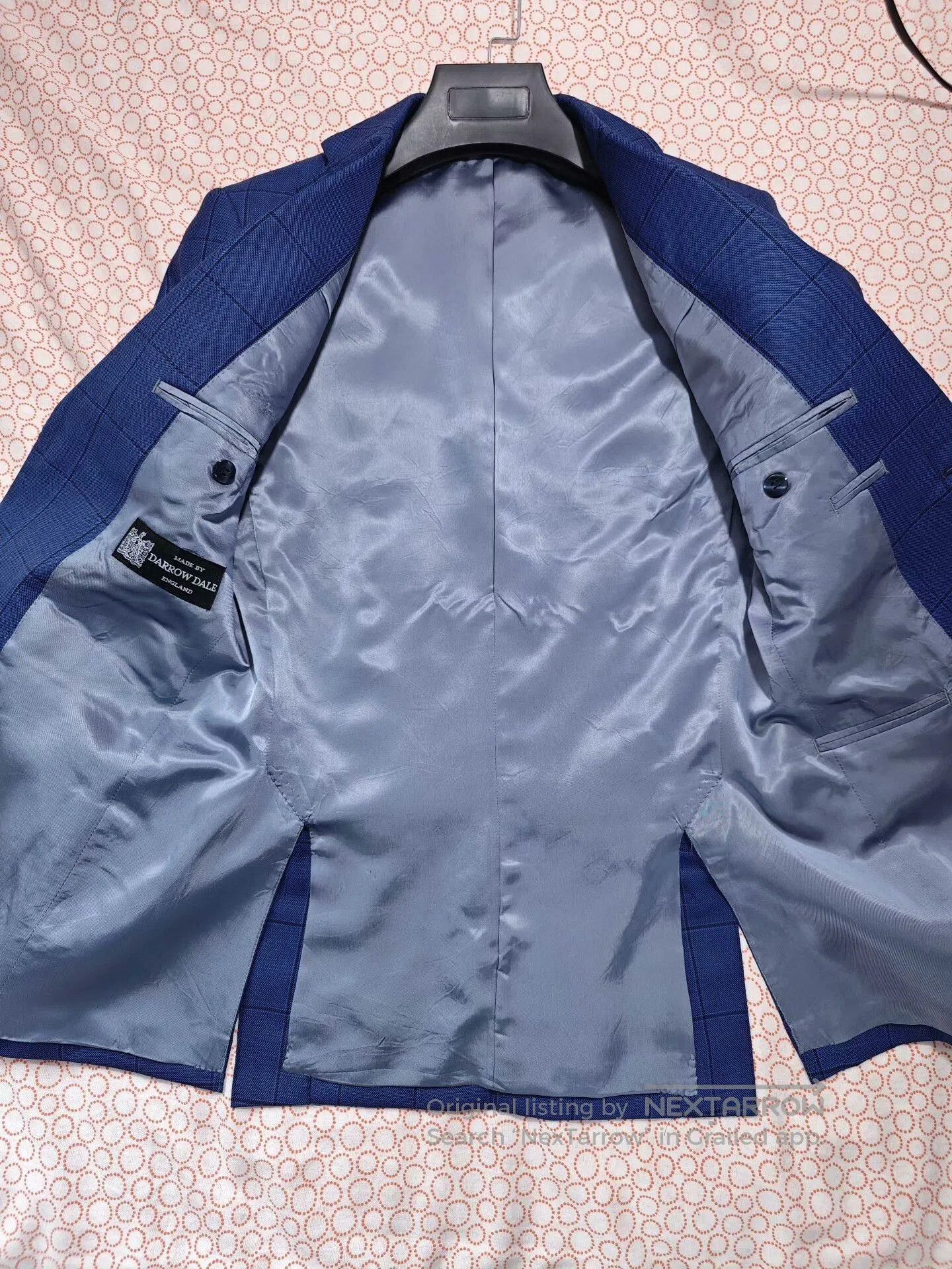 Japanese Brand Custom Blue Wool Jacket. Size US XS / EU 42 / 0 - 6 Thumbnail
