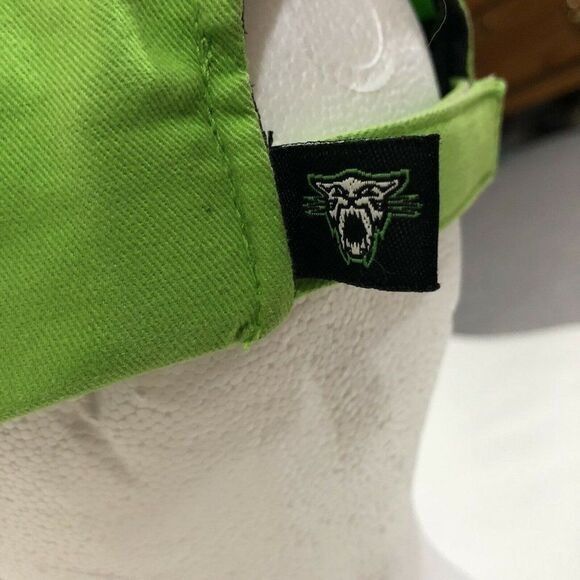 Other Arctic Cat X-Fire Ball Cap Neon Green Black Adjustable Embro Size ONE SIZE - 7 Thumbnail