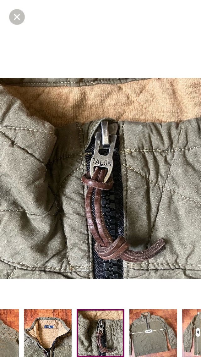 Polo Ralph Lauren Polo Ralph Lauren Vintage Men’s Quilted Quarter Zip XL Size US XL / EU 56 / 4 - 10 Thumbnail