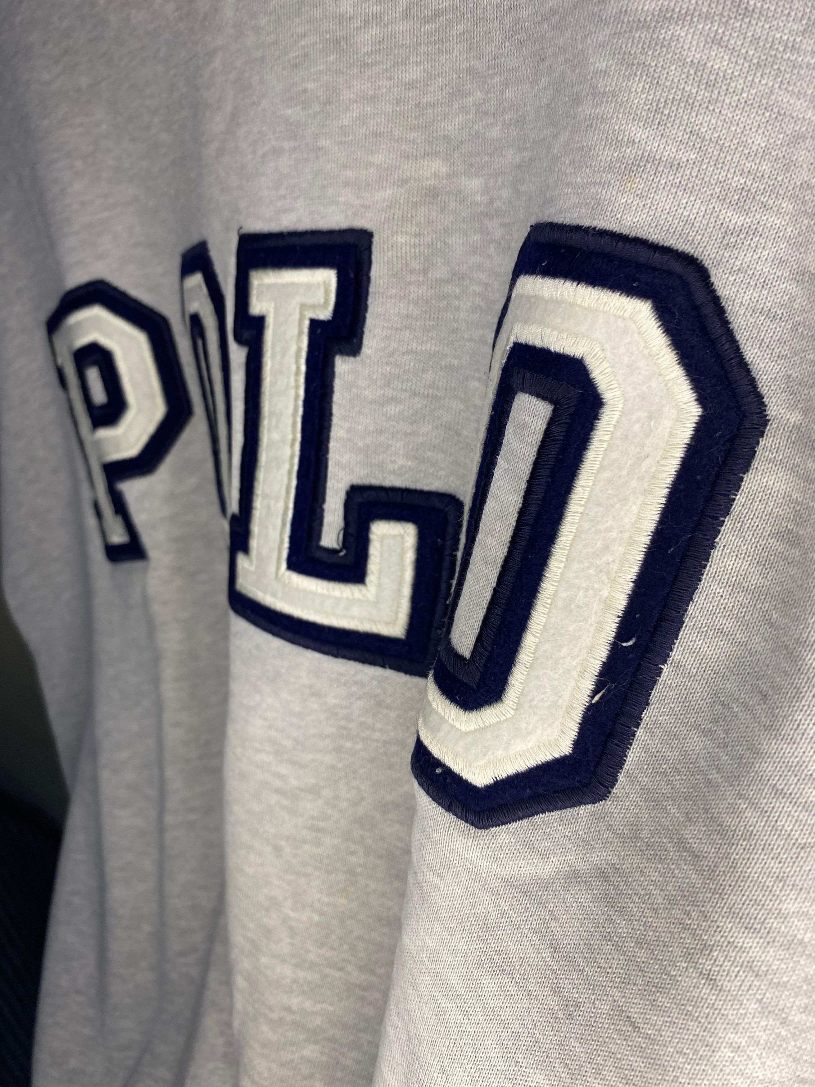 Polo Ralph Lauren Sweatshirt Crewneck Polo with "POLO" Size US L / EU 52-54 / 3 - 3 Thumbnail