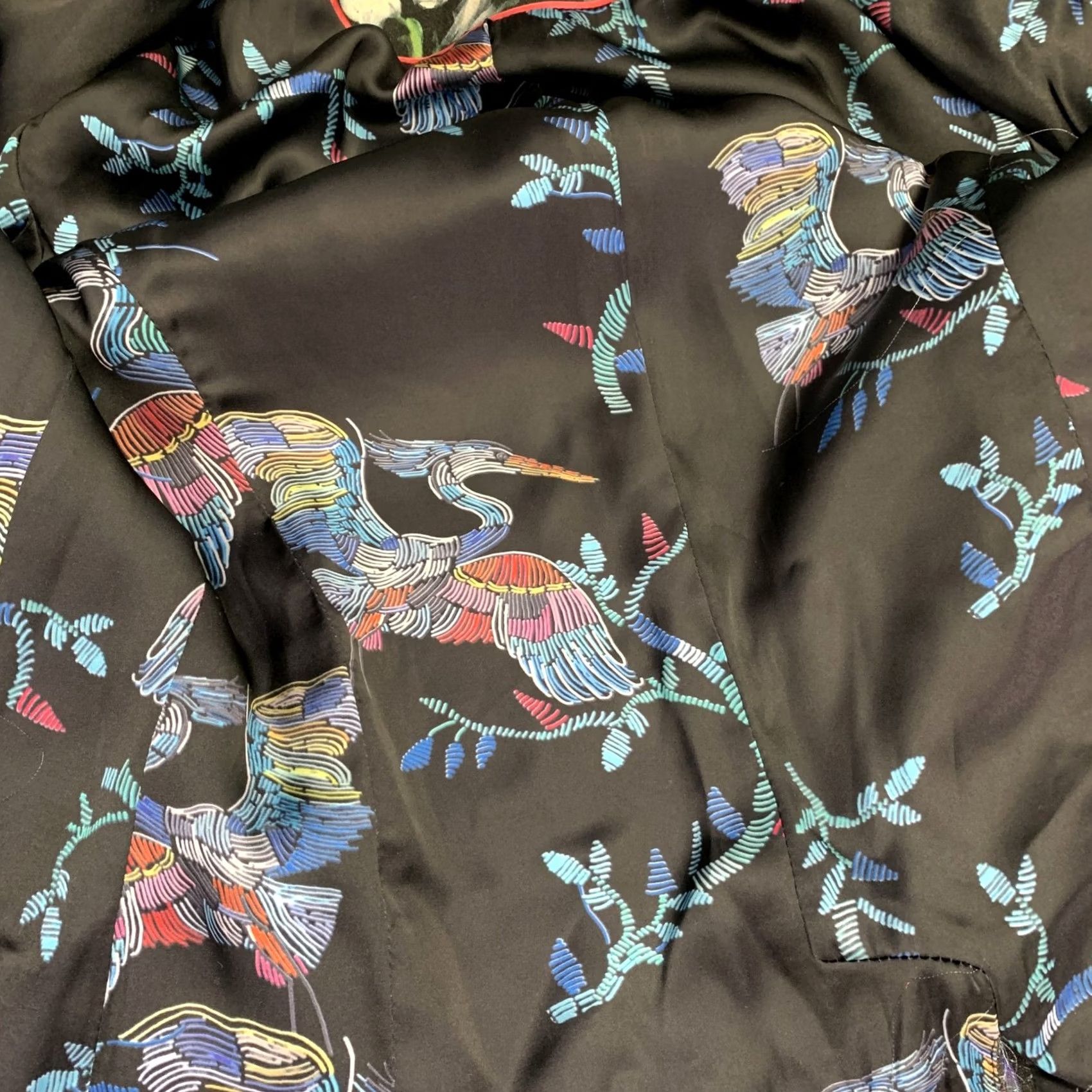 Robert Graham ROBERT GRAHAM Size 4 Black Multi Color Viscose Blend Blazer Women Size S / US 4 / IT 40 - 7 Thumbnail