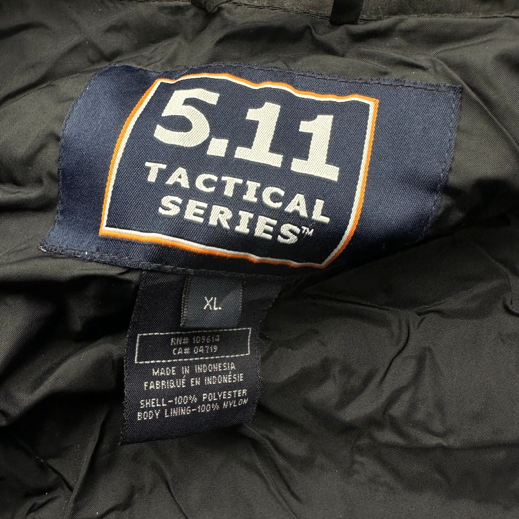 Vintage 5.11 Tactical Series Response Jacket Mens Large Black Lightweight Full Zip Windbreaker Zip Pockets Outdoor Casual Workwear Travel Mens Size US L / EU 52-54 / 3 - 2 Thumbnail