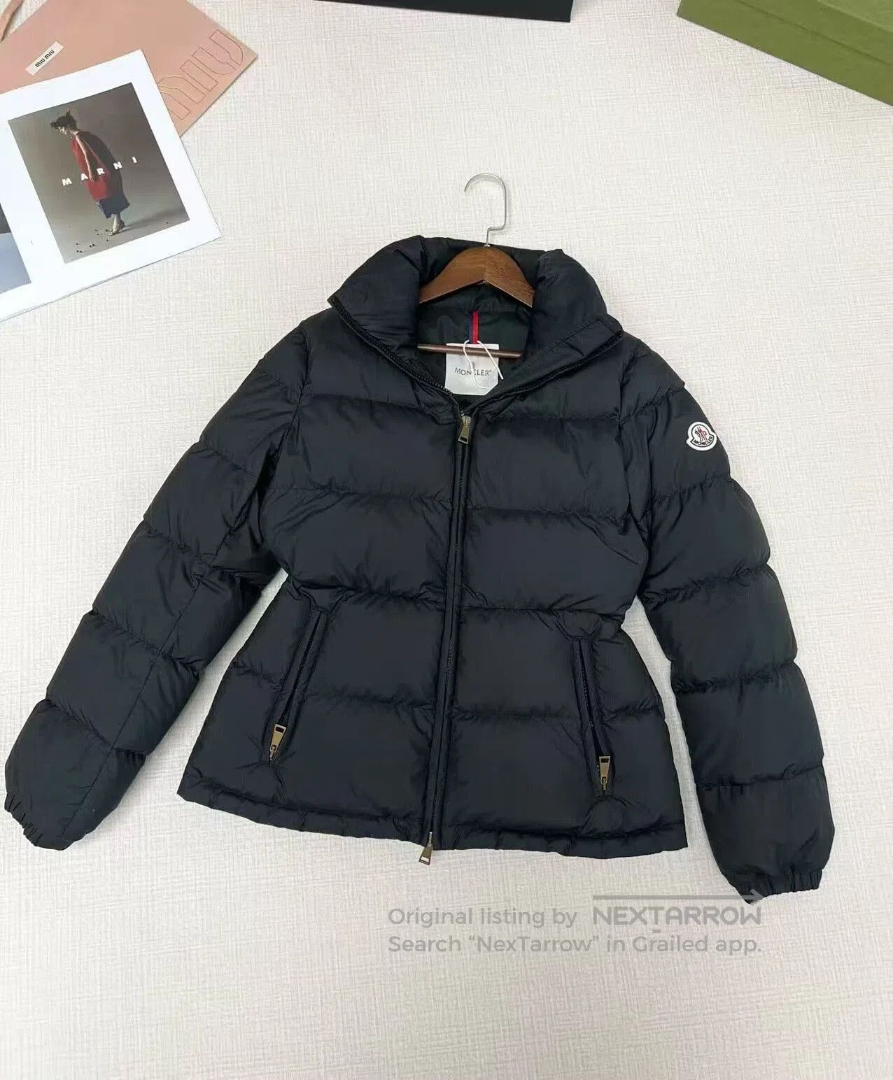 Moncler Moncler Black Hooded Down Jacket. Size XS / US 0-2 / IT 36-38 - 1 Thumbnail