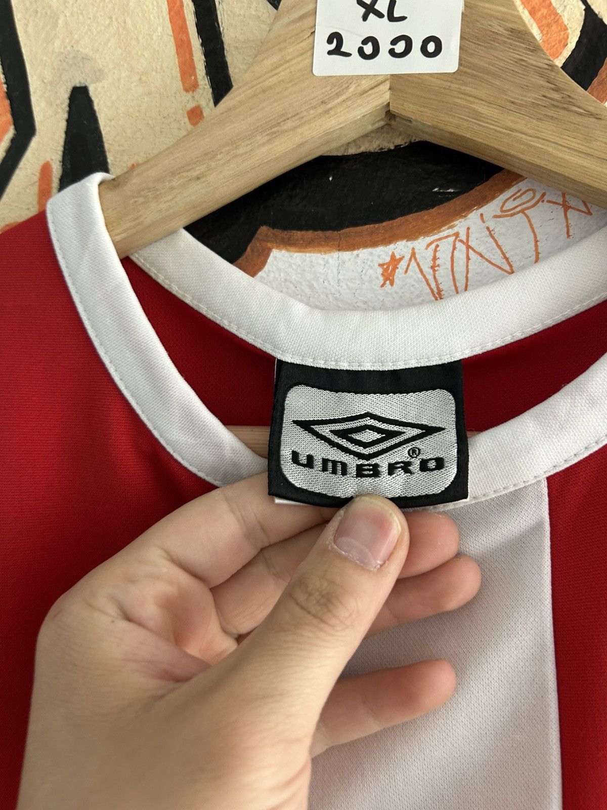 Umbro 90 s Center Logo Umbro Jersey Size US XL / EU 56 / 4 - 3 Thumbnail