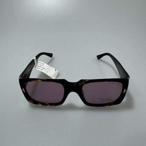 Tom Ford Tom Ford Ryder 51MM Rectangular Sunglasses Dark Havana Size ONE SIZE - 2 Thumbnail