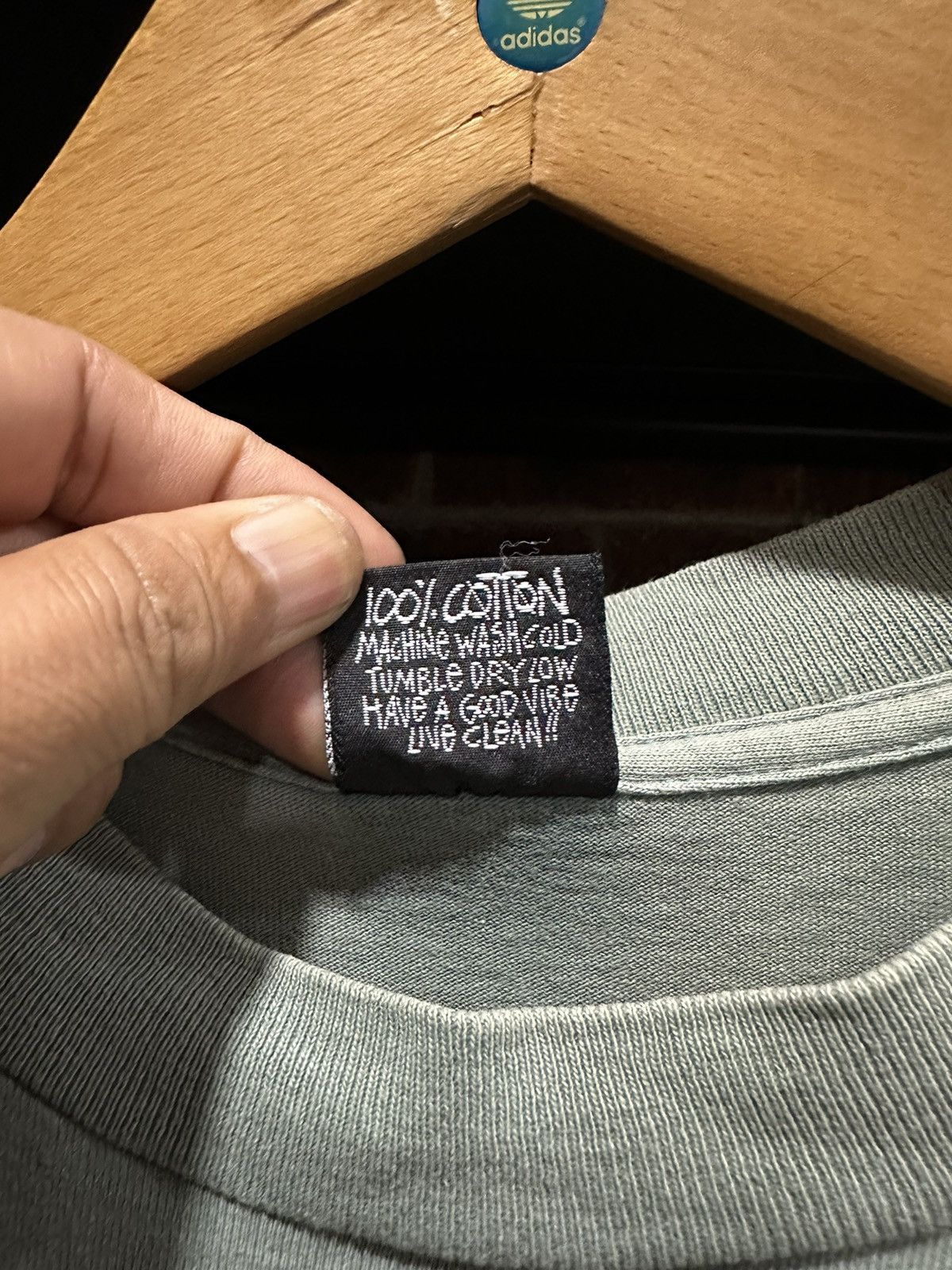 Stussy Vintage 80s Stussy Old Skool Crew Sun Faded Tee Size US L / EU 52-54 / 3 - 4 Thumbnail