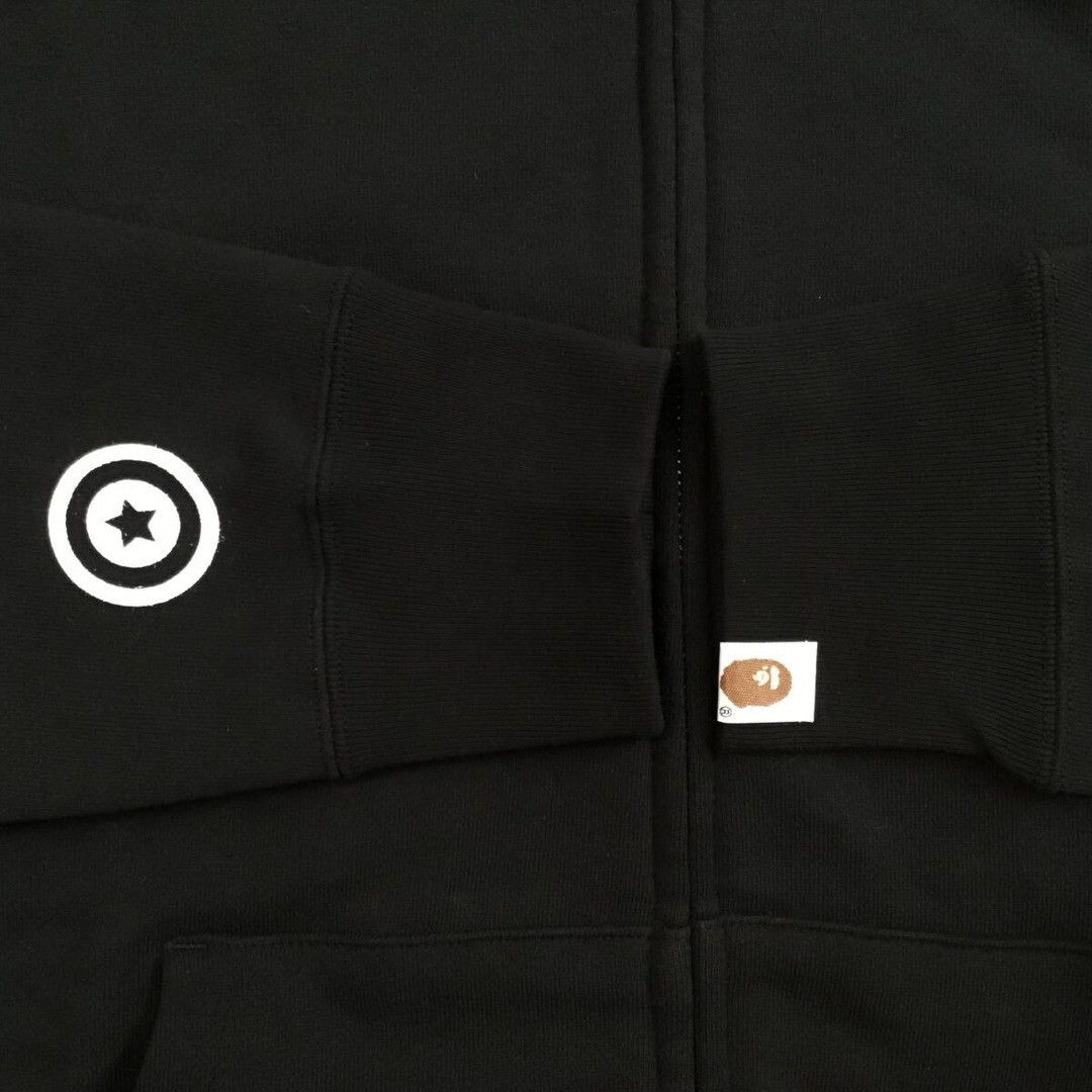 Bape BAPE Union Jack Shark full zip Hoodie a bathing ape UK Size US M / EU 48-50 / 2 - 7 Thumbnail