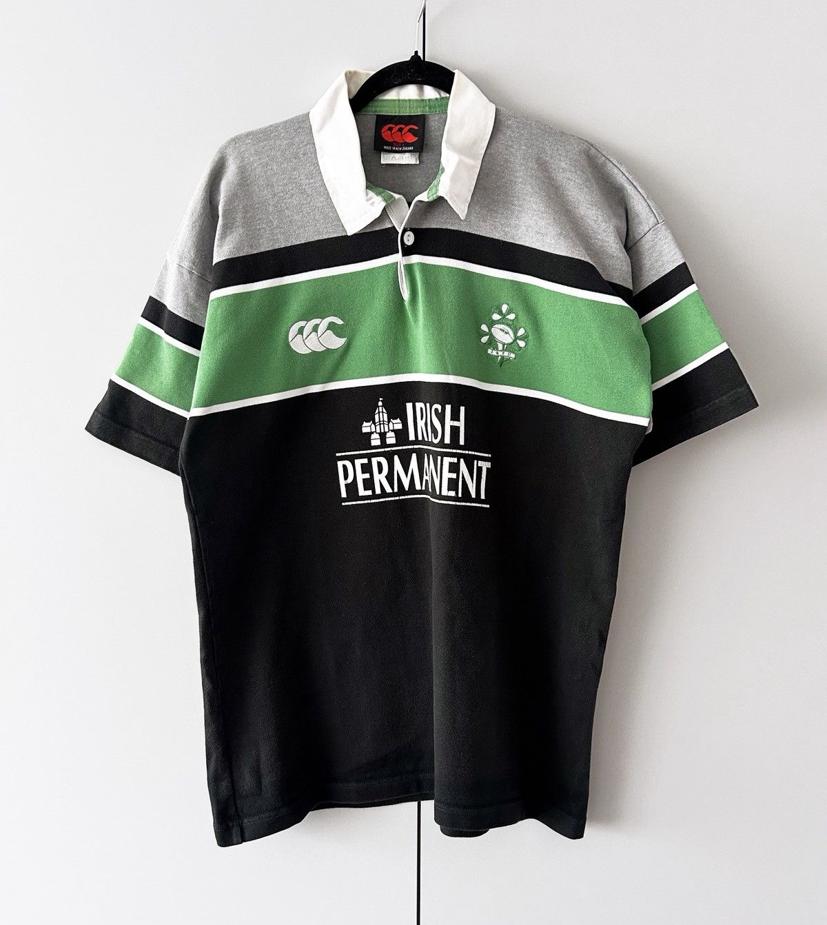 Vintage Ireland 2001 2002 jersey Rugby Canterbury vintage Irish Size US L / EU 52-54 / 3 - 1 Thumbnail