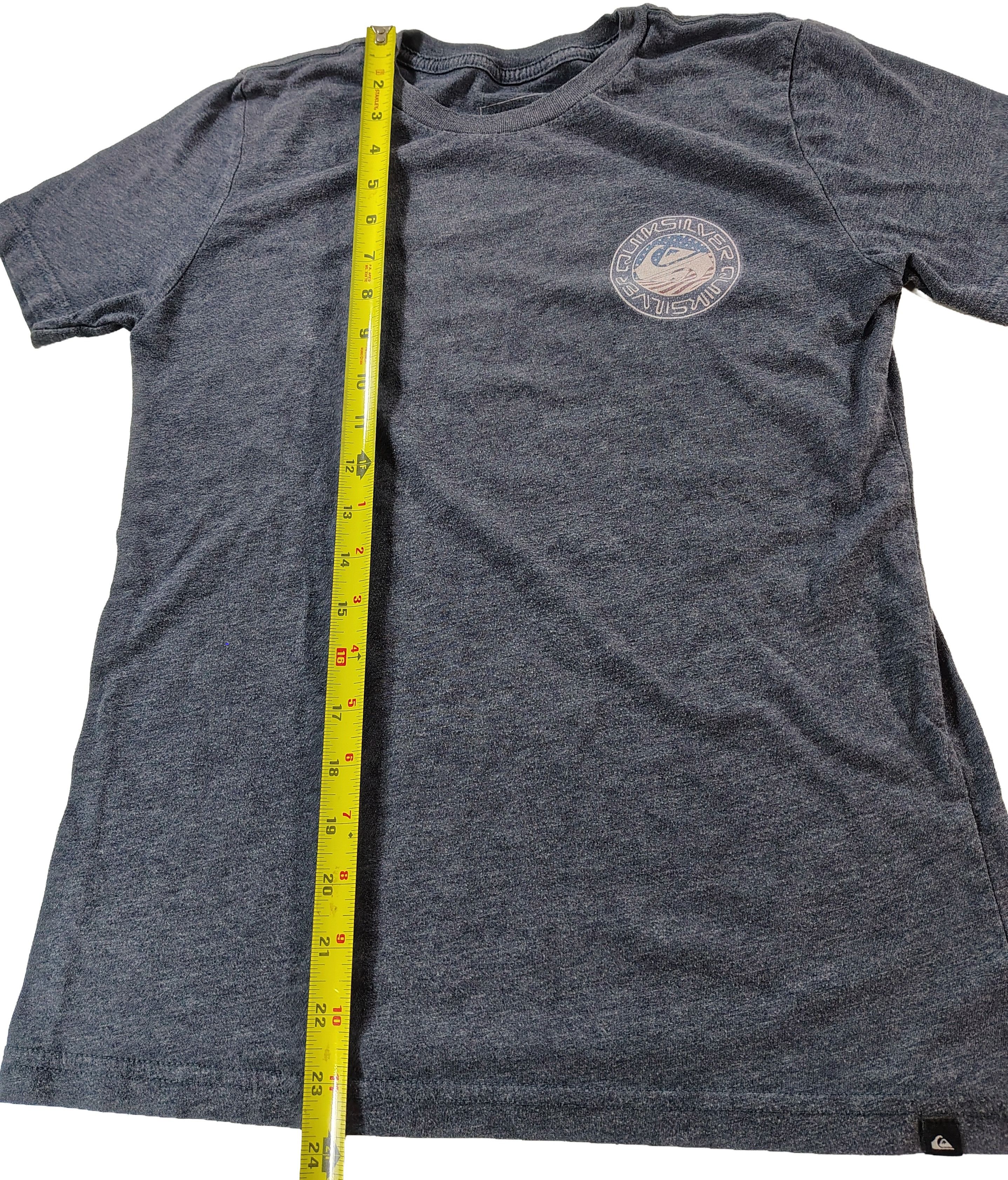 Quiksilver Men's Dark Grey Large Y2K Quiksilver Graphic T-Shirt Size US L / EU 52-54 / 3 - 7 Thumbnail