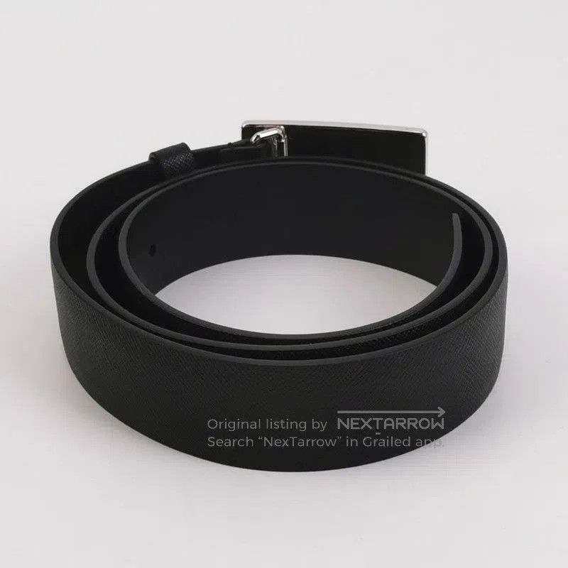 Prada Prada Leather Logo Buckle Belt. Size ONE SIZE - 2 Thumbnail
