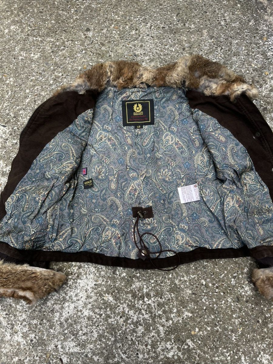Belstaff × Vintage Belstaff Gold Label Waxed Vintage Fur Jacket Size M / US 6-8 / IT 42-44 - 7 Thumbnail