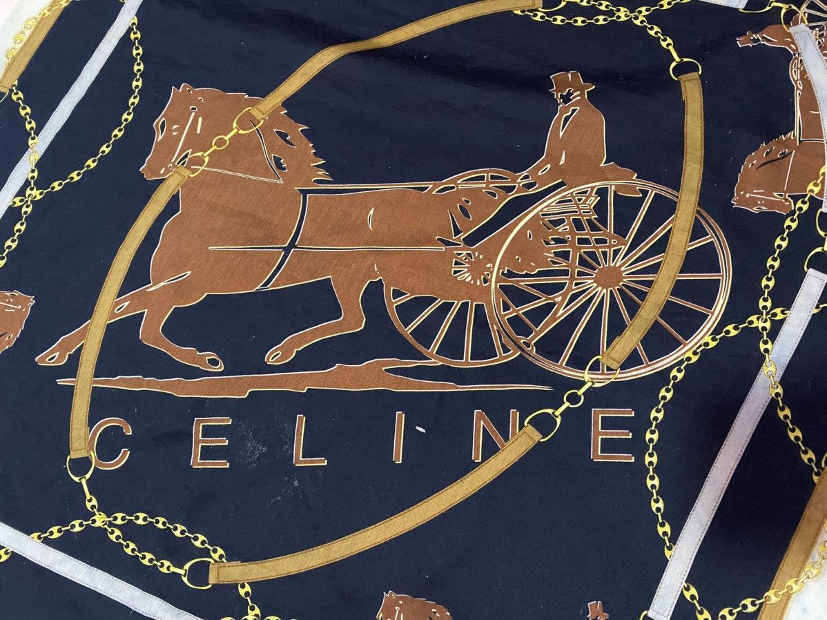 Celine Celine Paris Leather Key Holder With Silk Scarf Size ONE SIZE - 3 Thumbnail