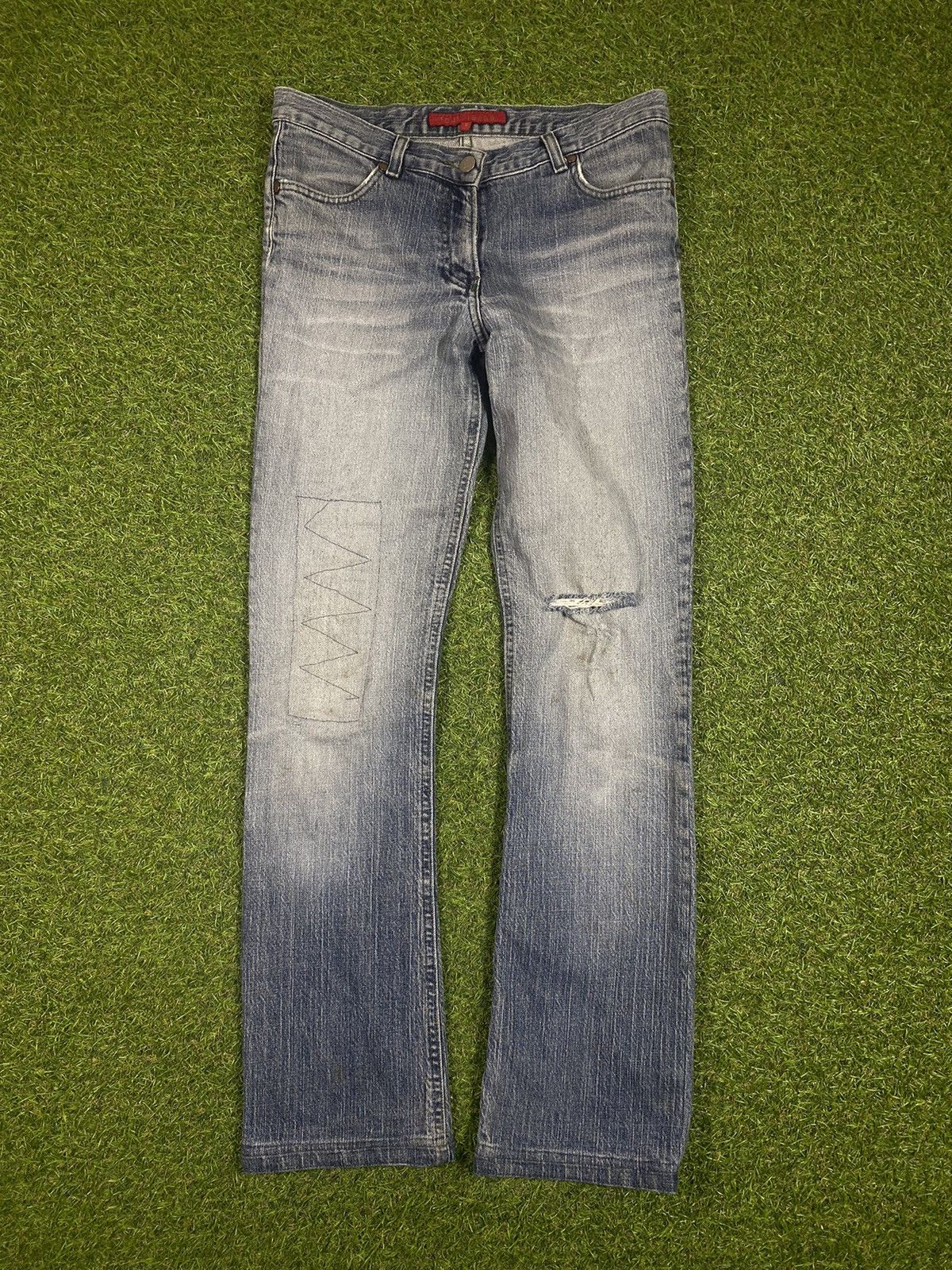 Vintage Vintage 90s Japanese jeans distressed streetwear style Size 30" / US 8 / IT 44 - 1 Thumbnail