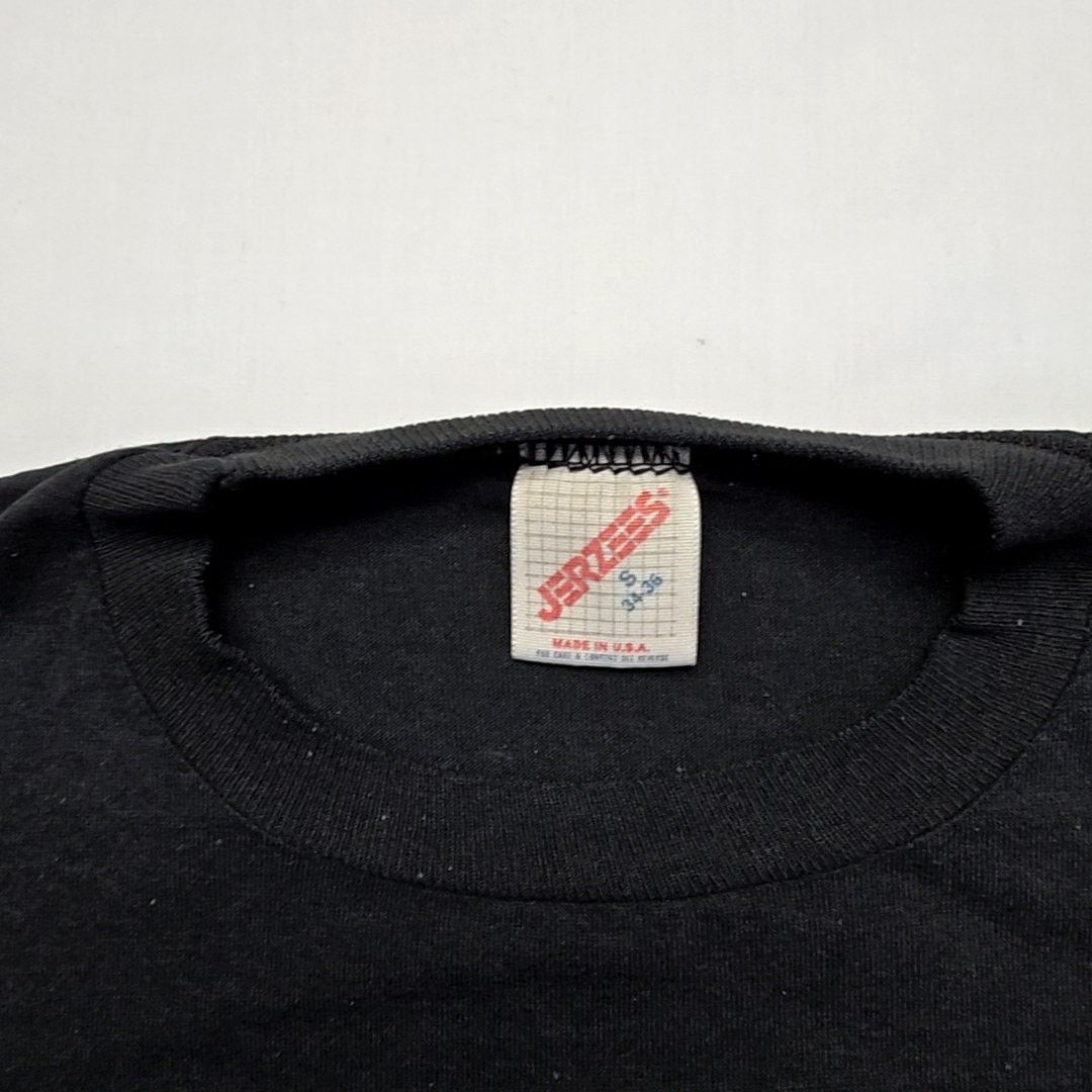 Jerzees Vintage USA Eagle Graphic Patriotic Black Small Shirt 80s Size US S / EU 44-46 / 1 - 10 Thumbnail
