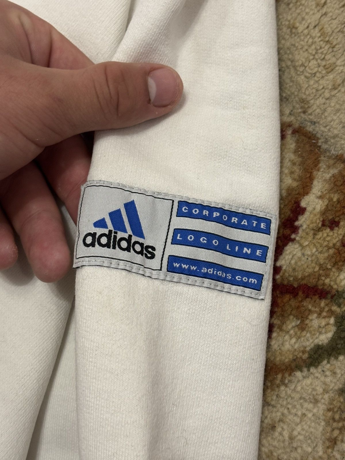 Adidas 90s Vintage Adidas Big Logo Crewneck Sweatshirt Size US XL / EU 56 / 4 - 7 Thumbnail